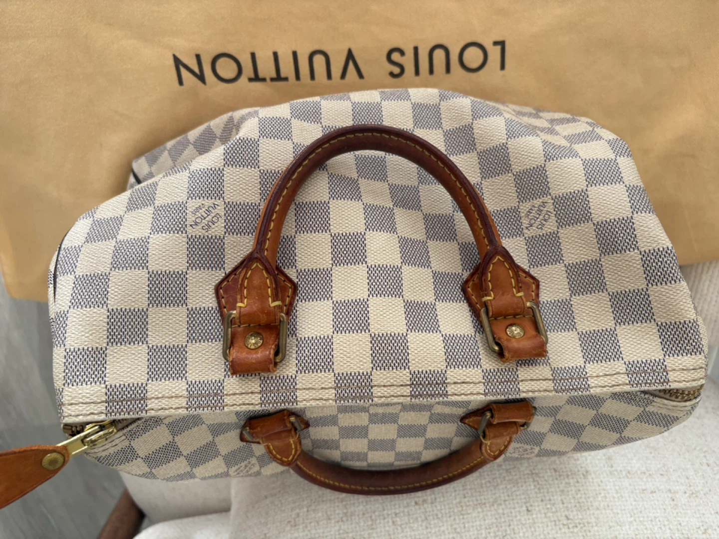 Louis Vuitton Speedy Bag Damier Azur - photo 4