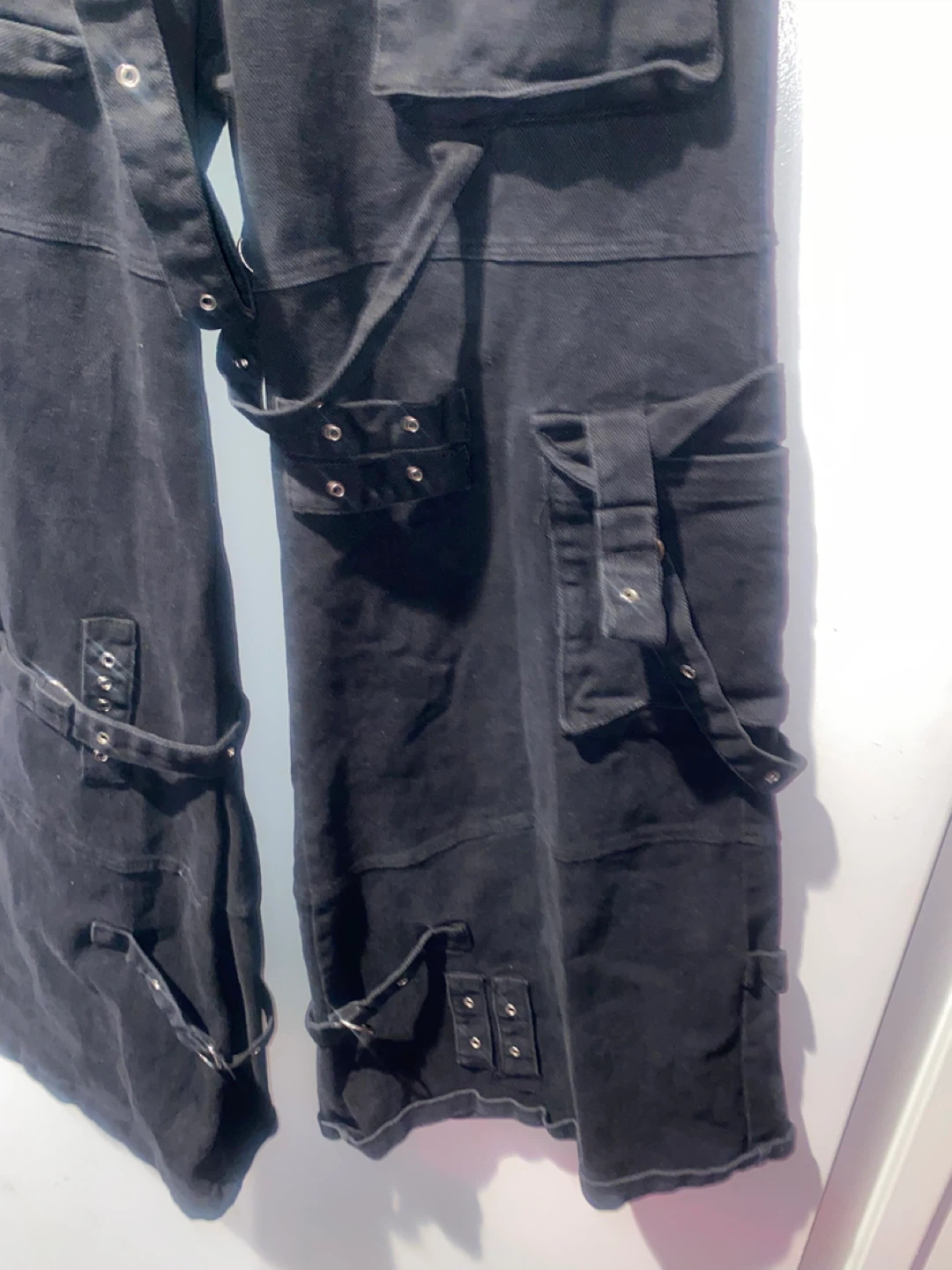 Finesse Black Cargo Pants Size XS - photo 3