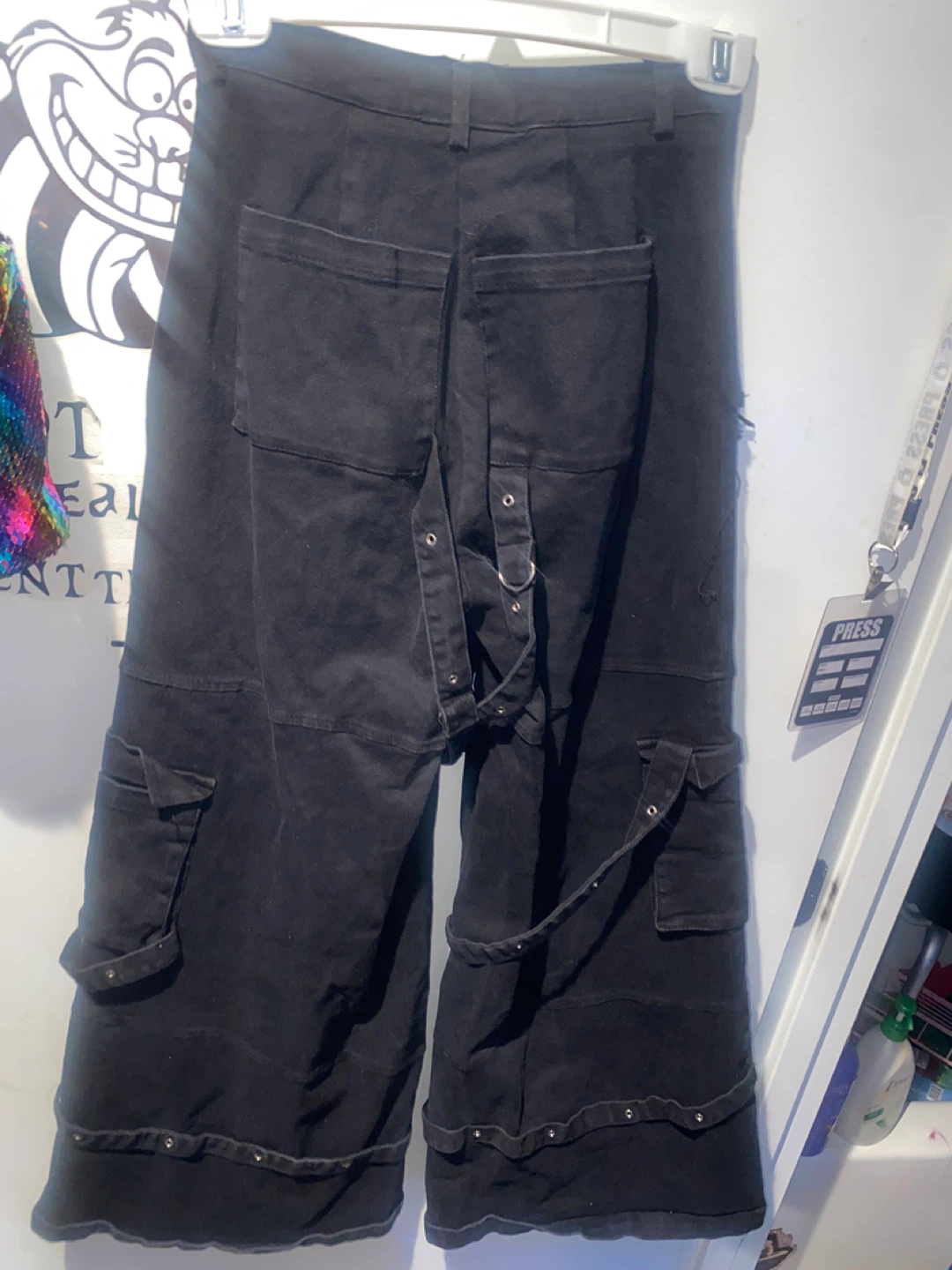 Finesse Black Cargo Pants Size XS - photo 4