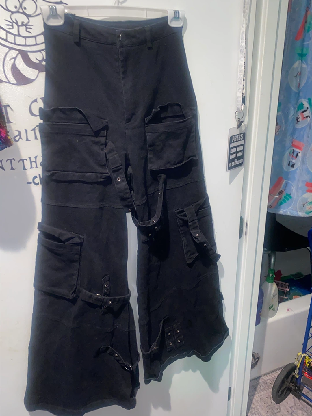 Finesse Black Cargo Pants Size XS