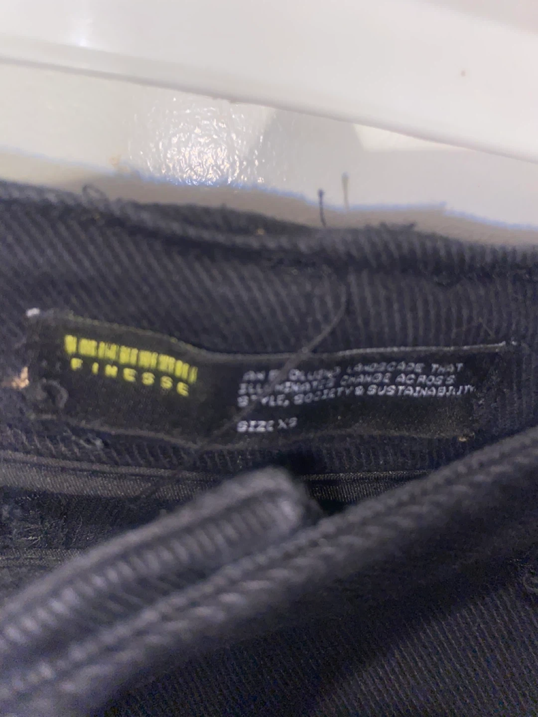 Finesse Black Cargo Pants Size XS - photo 5