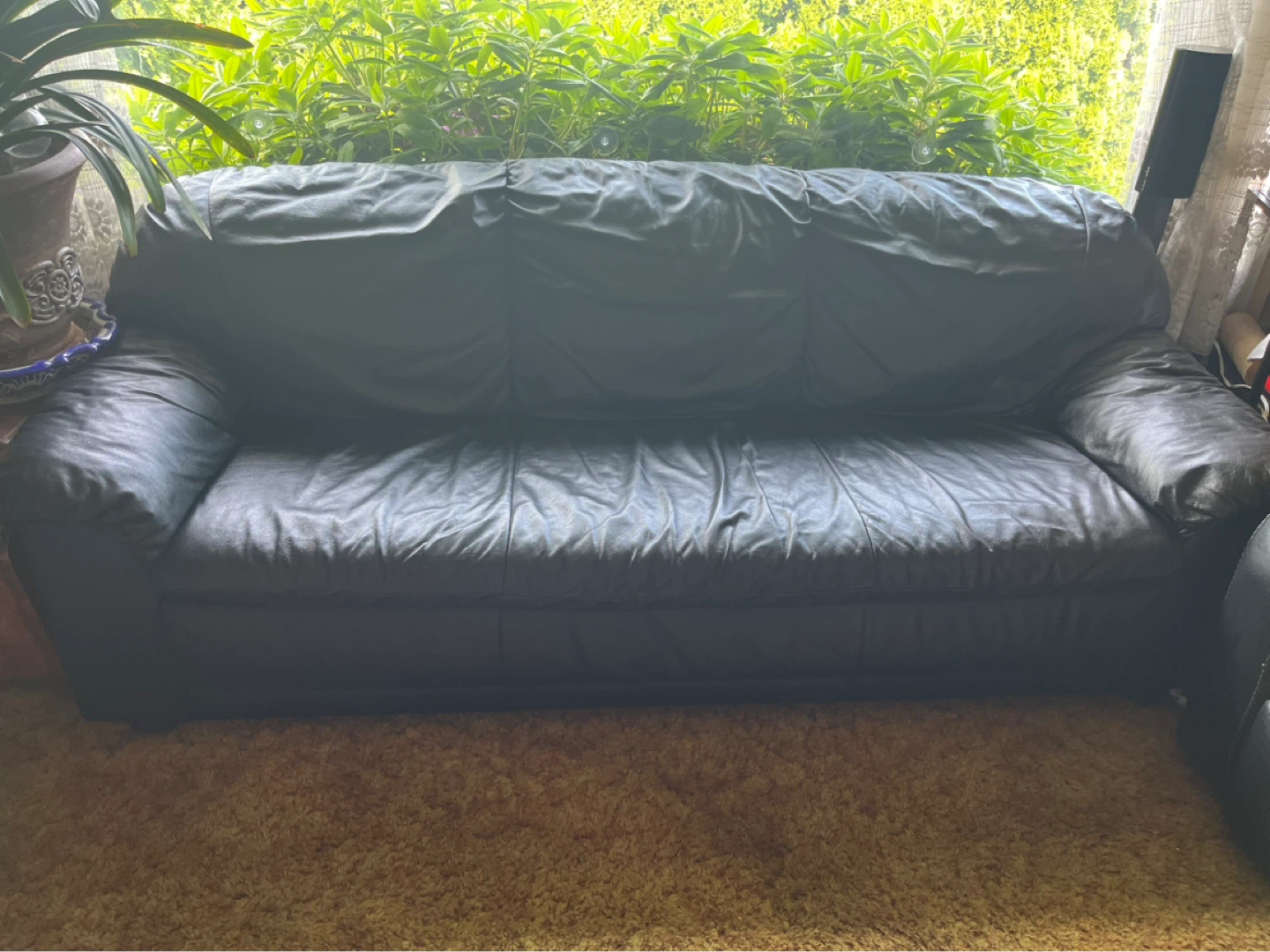 Leather sofa