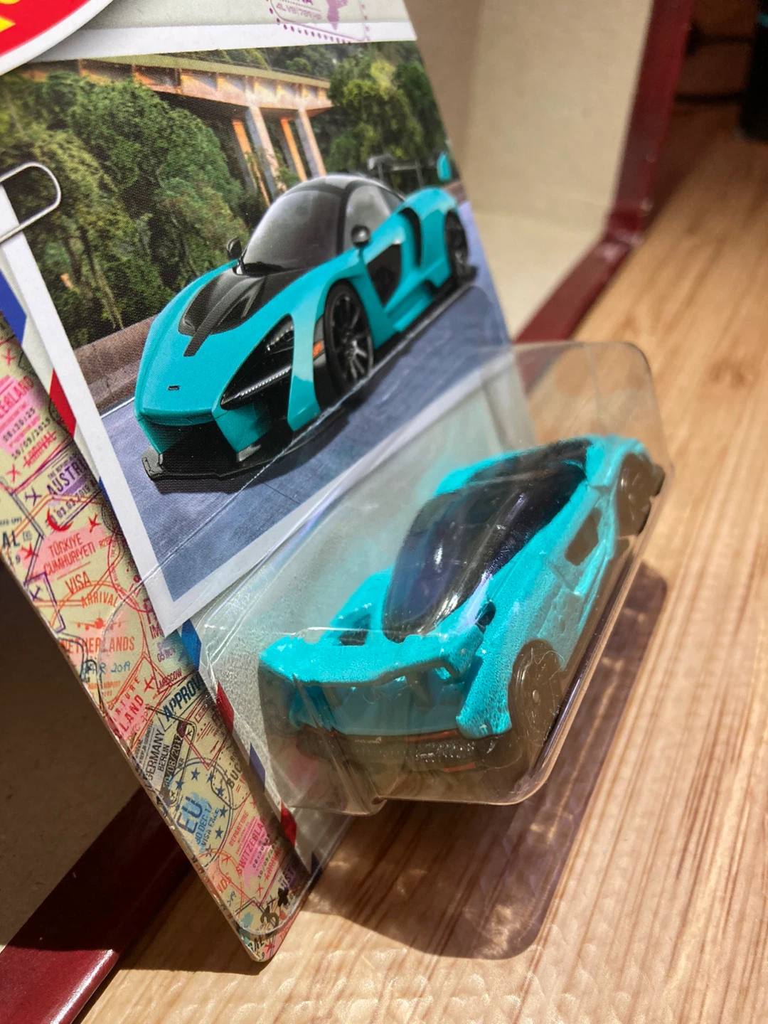 Hot Wheels World Series Brazil / Mclaren Senna / Light Blue - photo 3