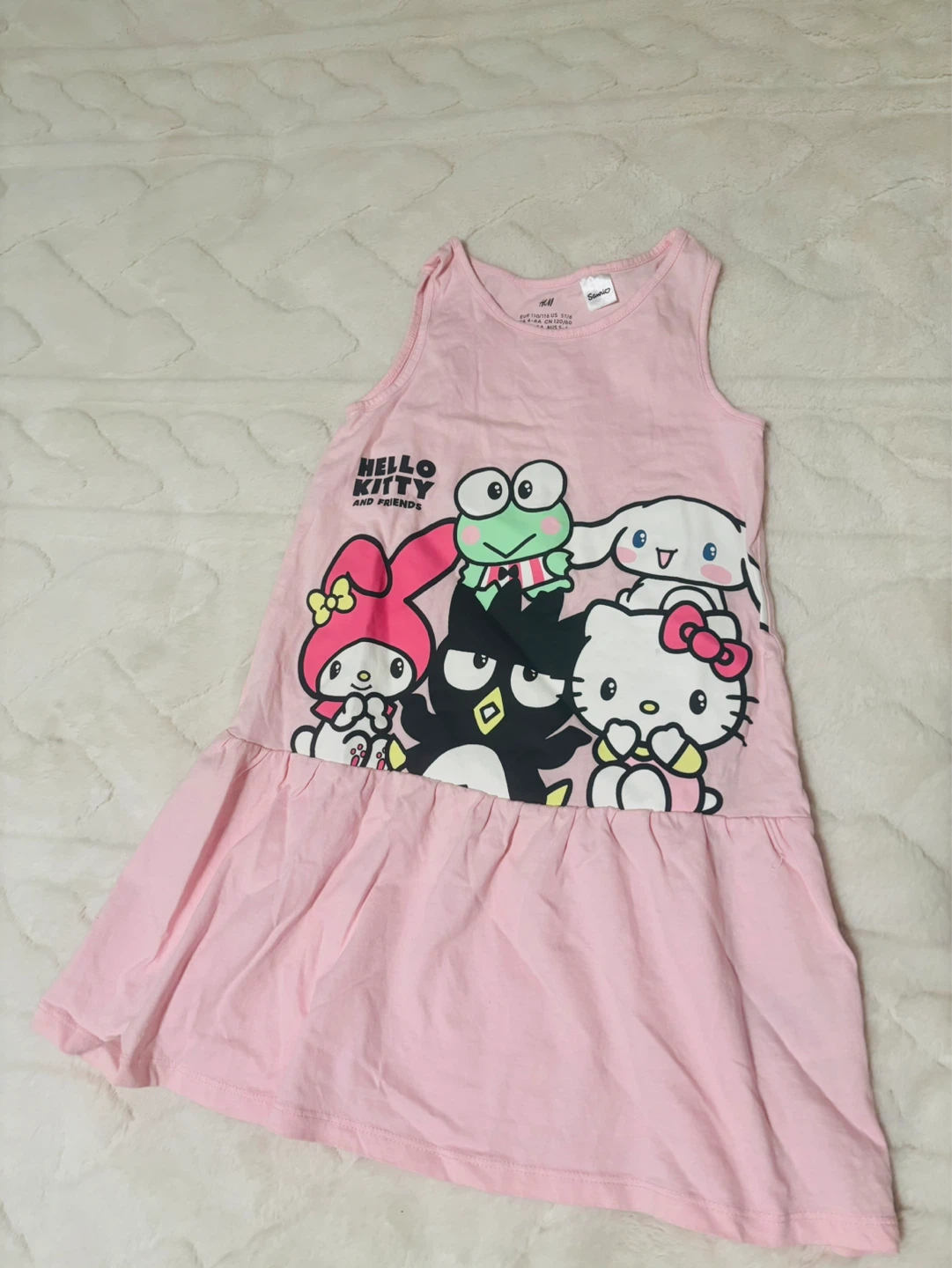 H&M Hello Kitty and Friends Pink Dress Size 5/6