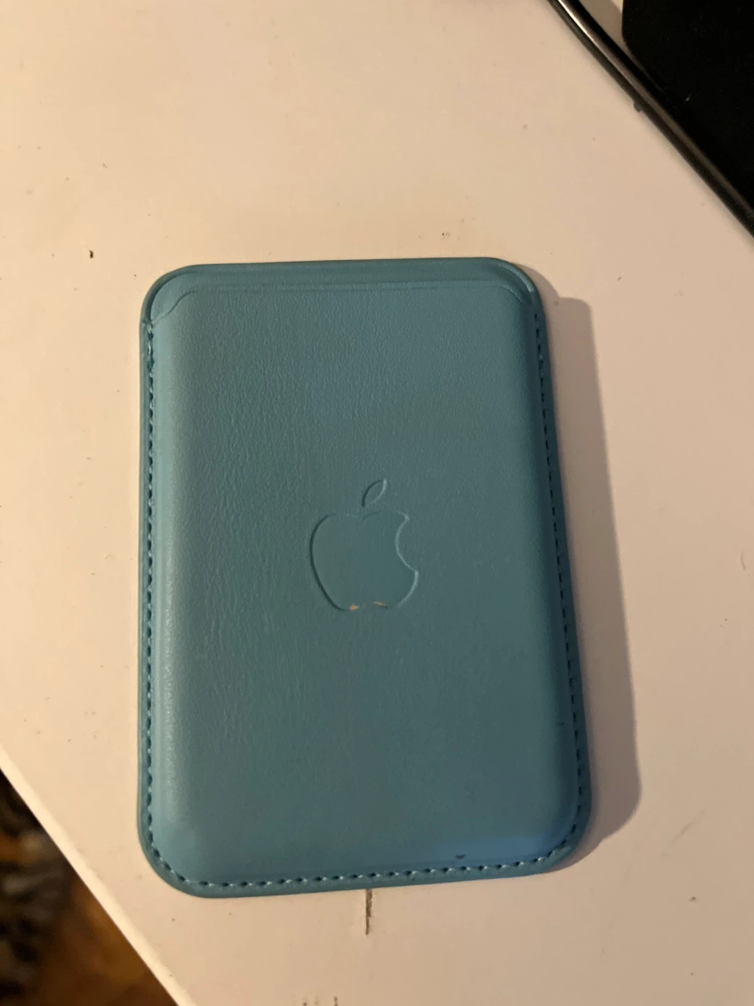Apple MagSafe Leather Wallet - Baltic Blue