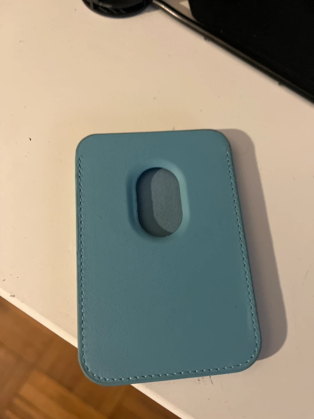 Apple MagSafe Leather Wallet - Baltic Blue - photo 2