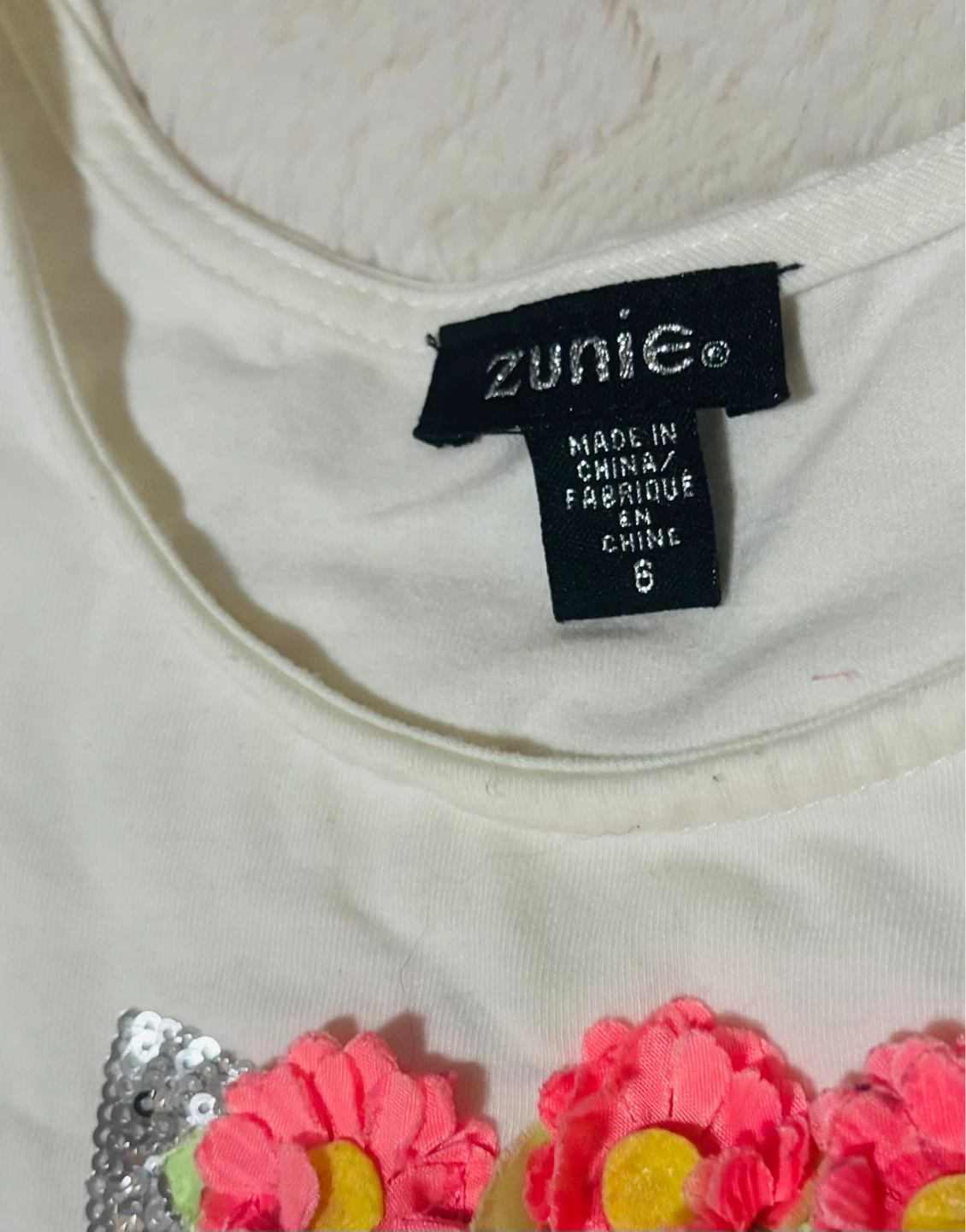Zunie Girls Cat Sequin Tulle Dress Size 6 - photo 2