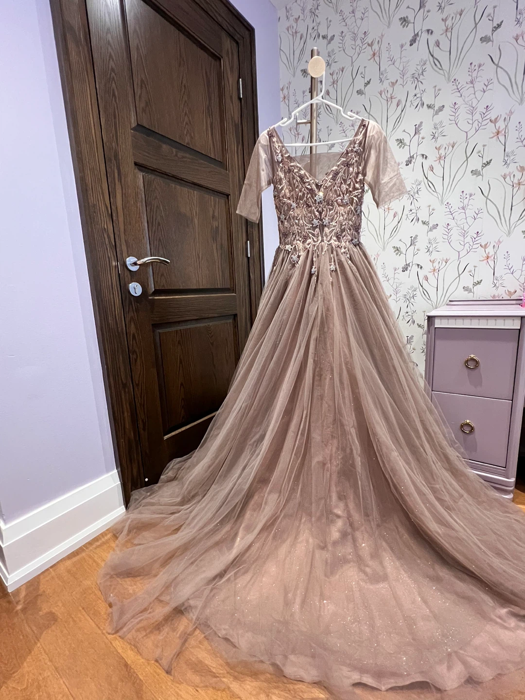 Beaded Tulle Prom Dress - photo 3