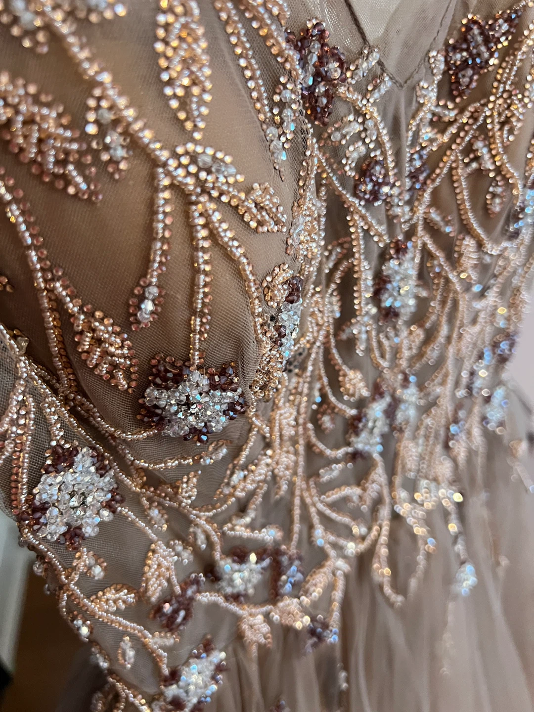 Beaded Tulle Prom Dress - photo 5