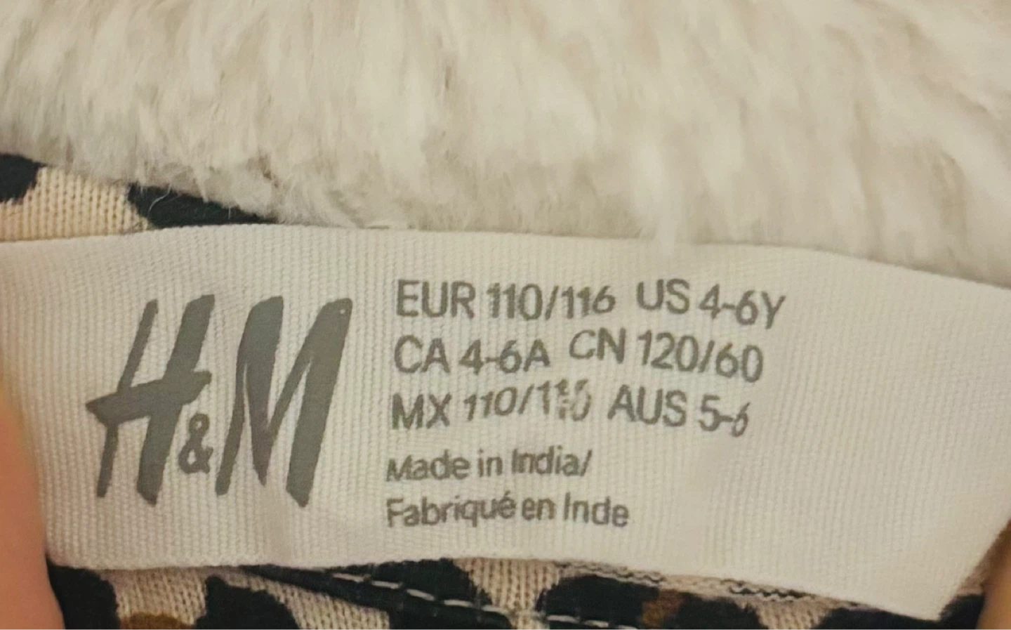 H&M Leopard Print Dress - Size 4-6Y - photo 2