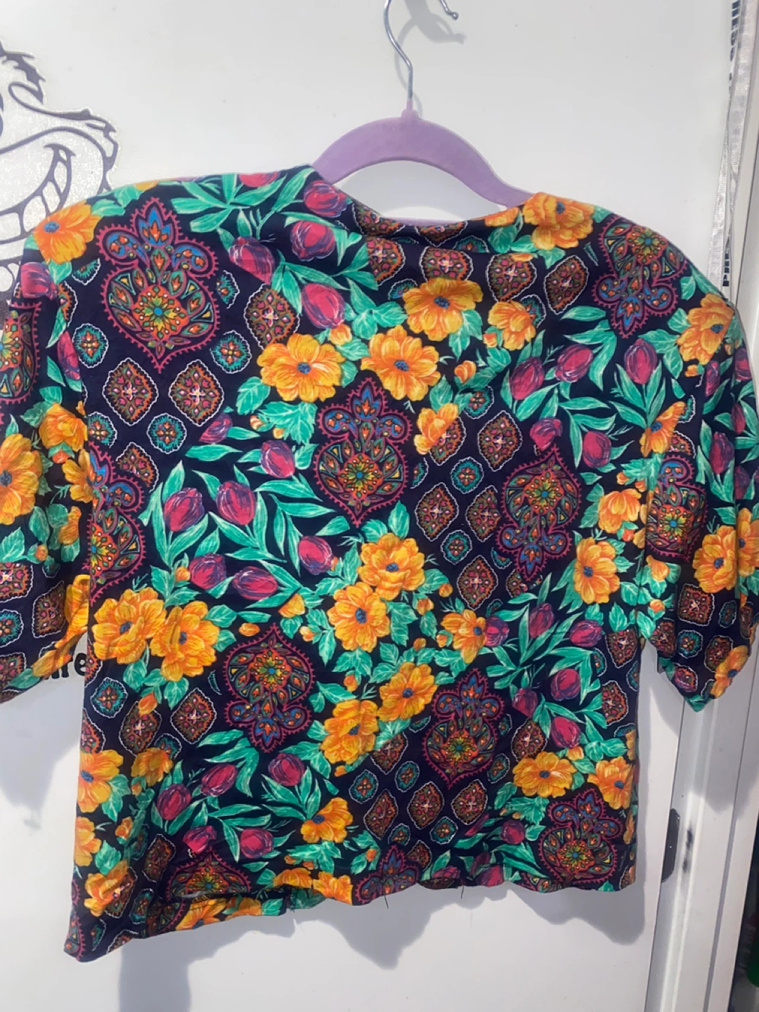 E.N.V.Y. Women's Floral Print Button-Up Blouse - photo 5