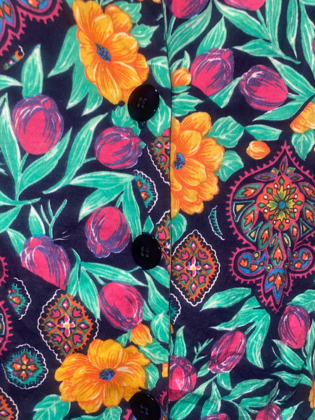 E.N.V.Y. Women's Floral Print Button-Up Blouse - photo 2