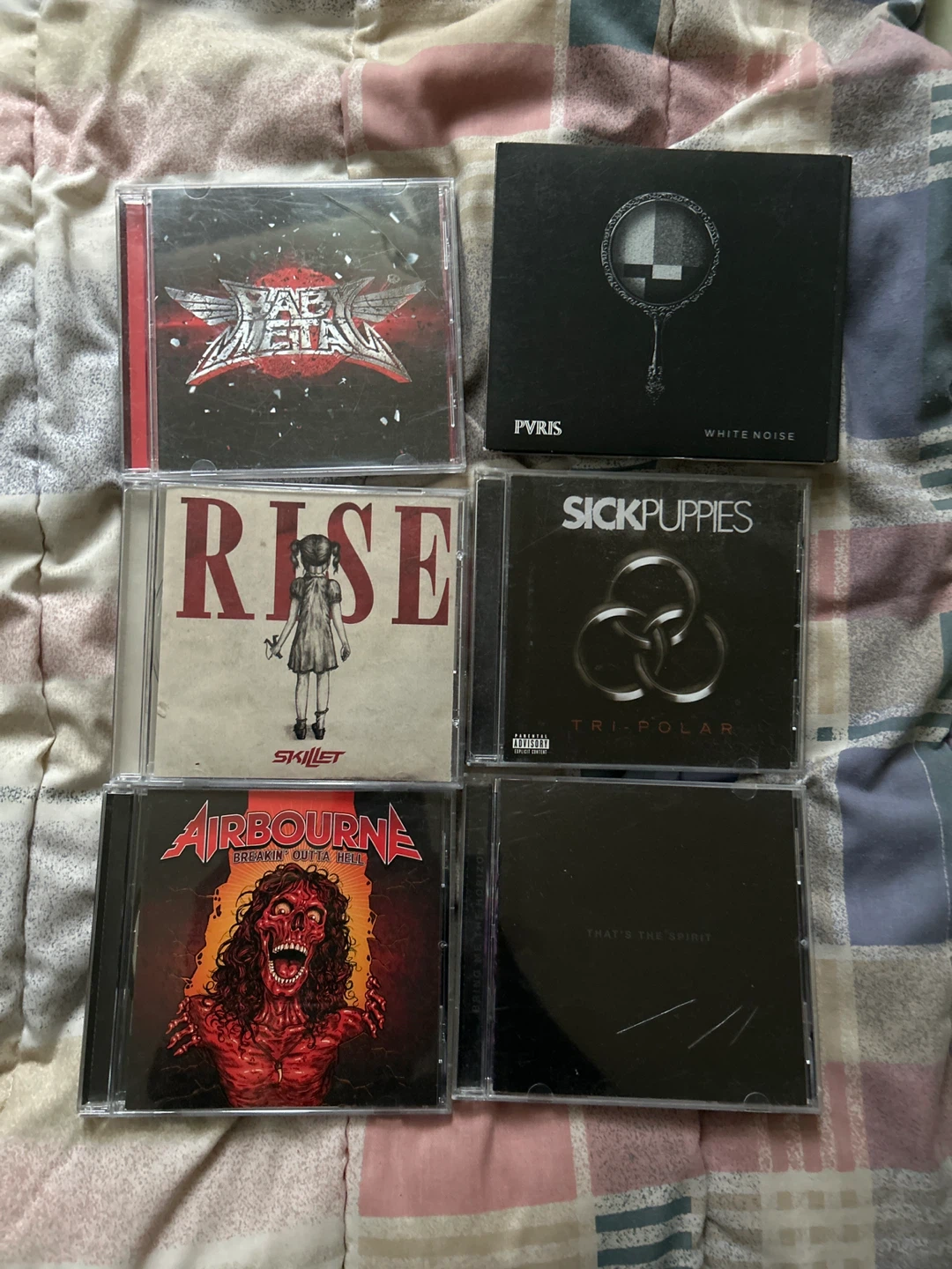 Bundle of 6 Rock and Metal CDs