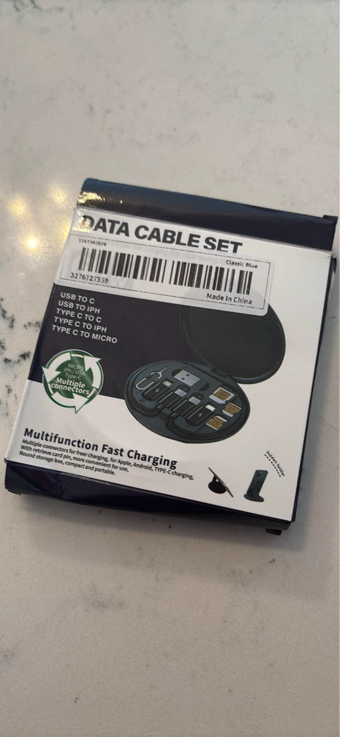 Multifunction Fast Charging Data Cable Set - photo 2