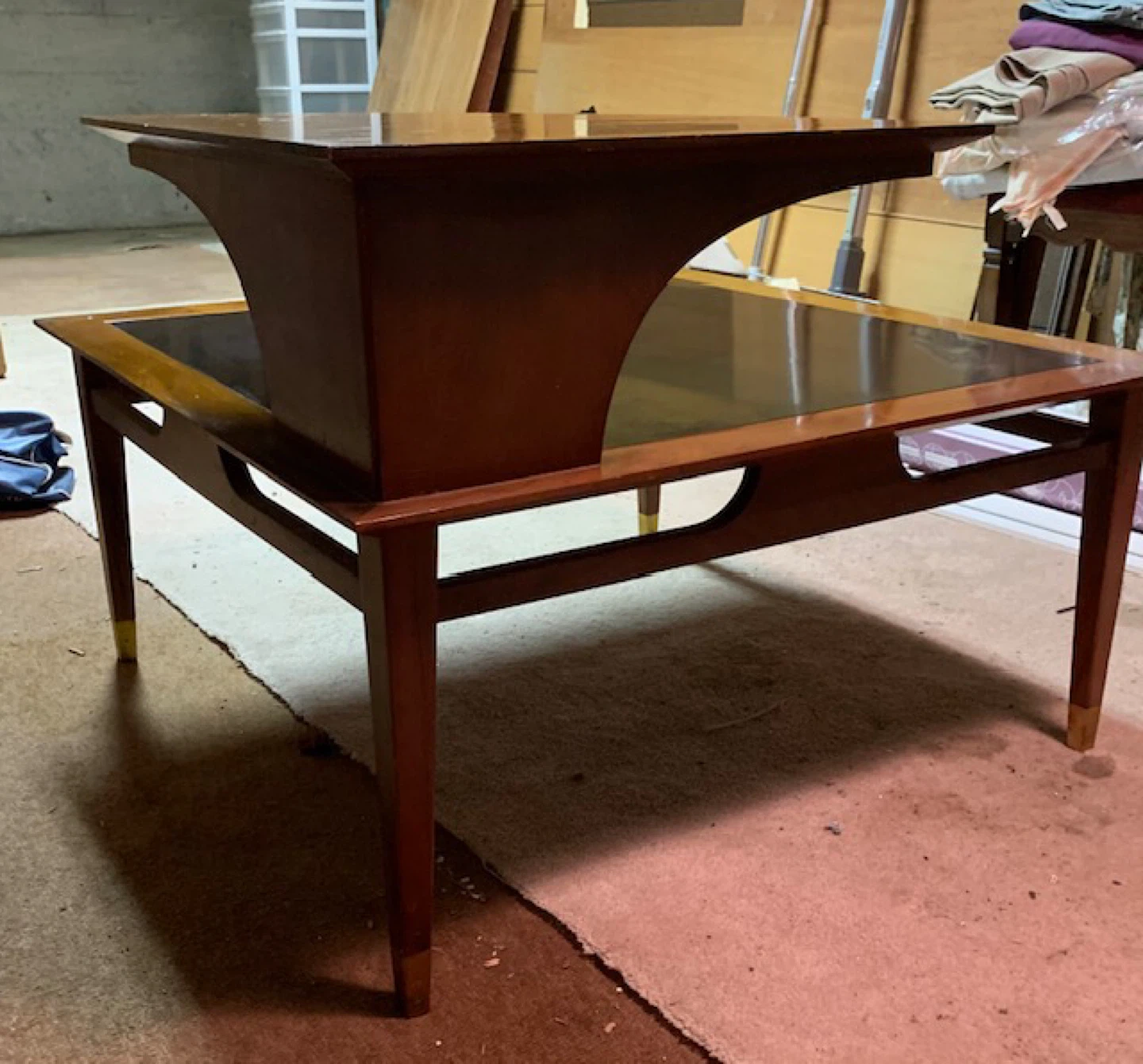 Retro MCM Tiered Coffee Table - photo 2