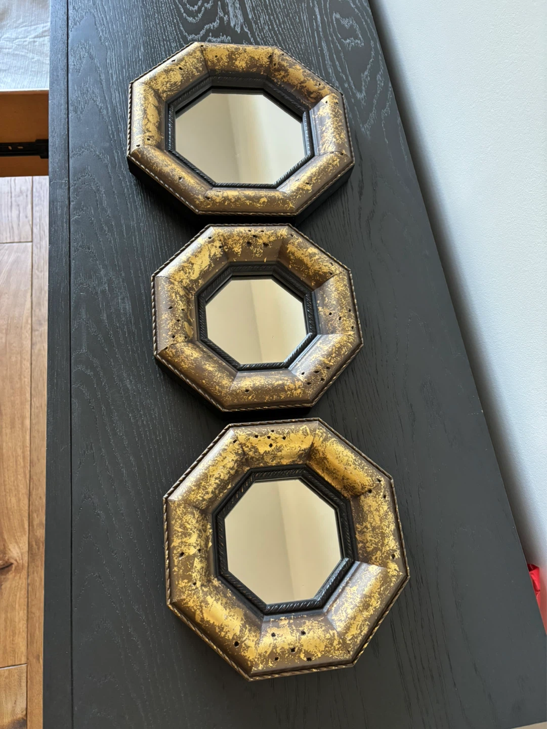 Set of 3 Octagon Mirrors - photo 2