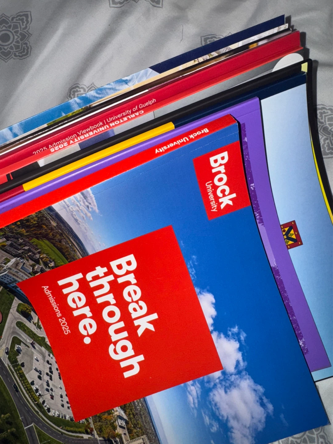 University Admission Viewbooks (Brock, Carleton, Guelph, etc.)