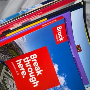 University Admission Viewbooks (Brock, Carleton, Guelph, etc.)