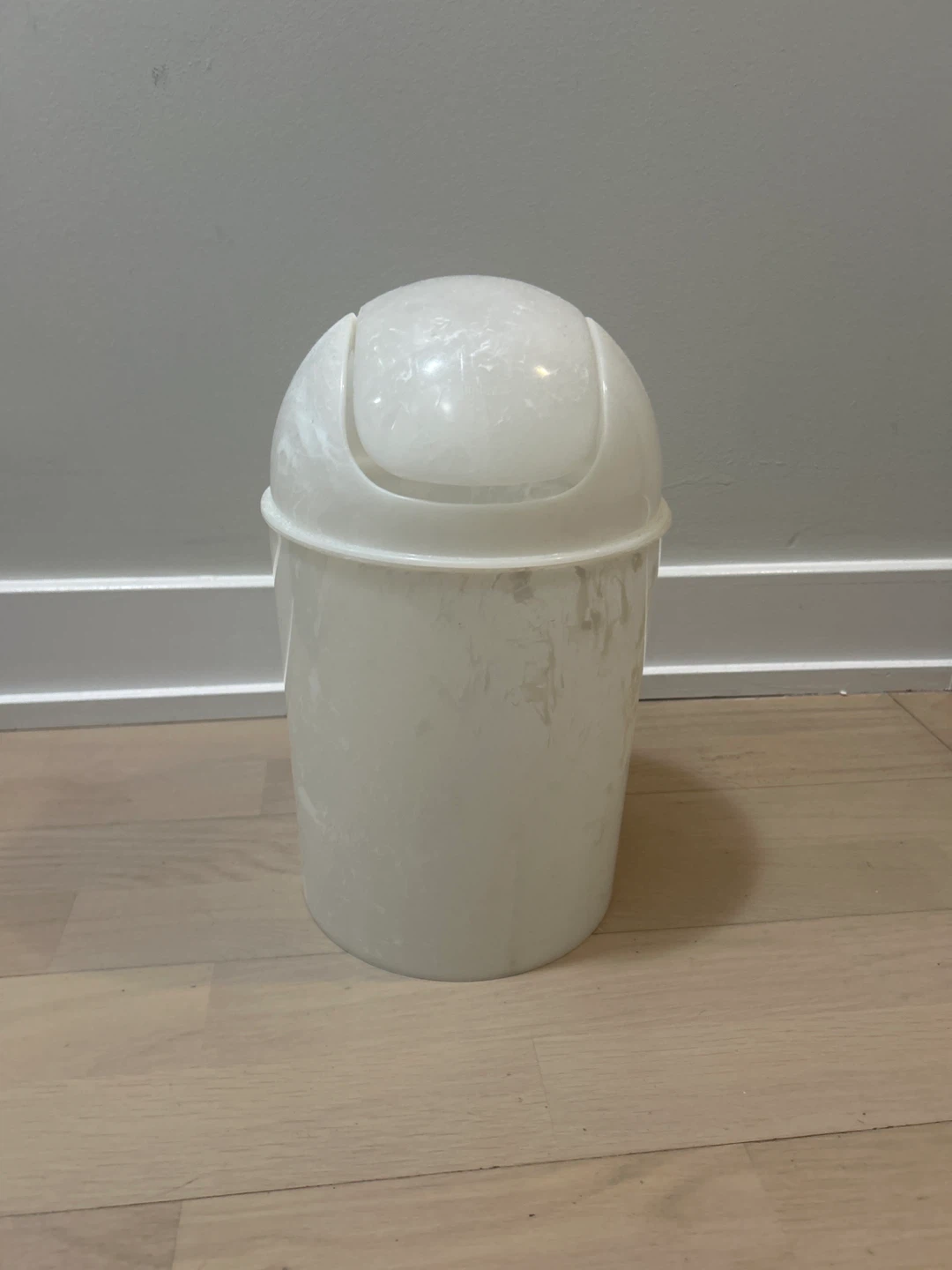 White Waste Bin