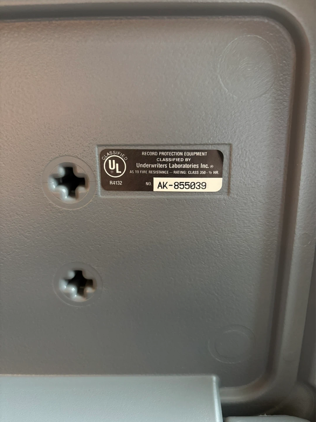 SentrySafe 1120 Fire Chest - photo 4