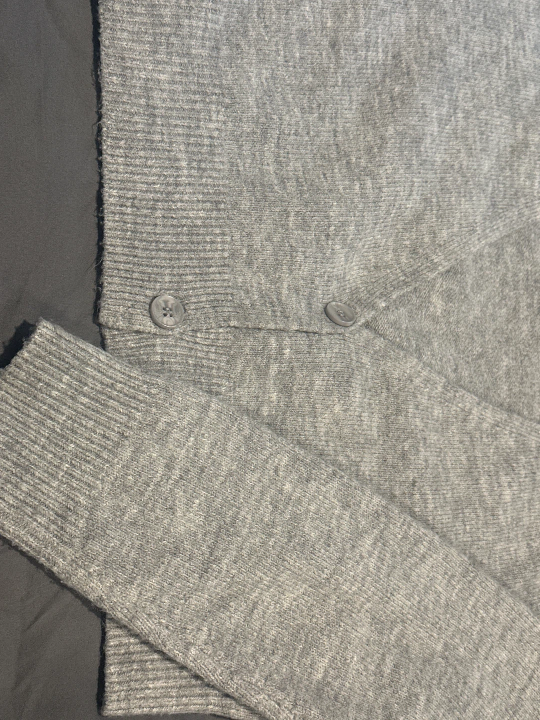 OAK + FORT Gray Cardigan Sweater - photo 3