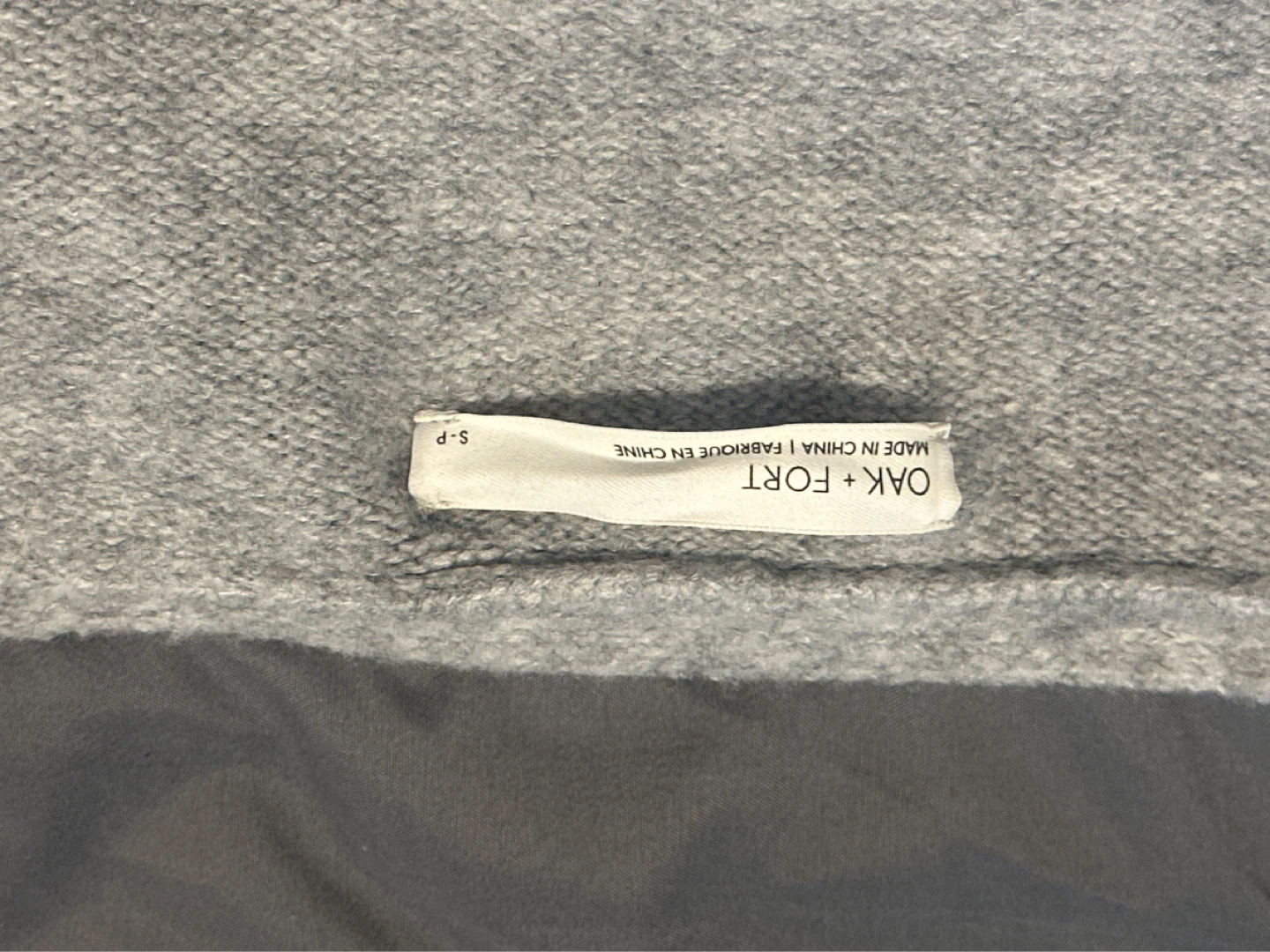 OAK + FORT Gray Cardigan Sweater - photo 2