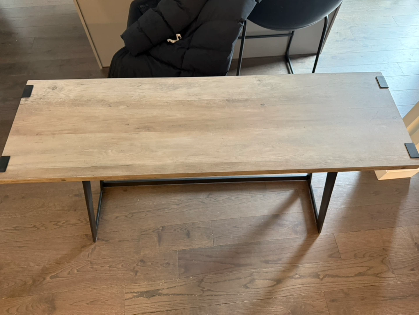Wood and Metal Entry or Side table - photo 2