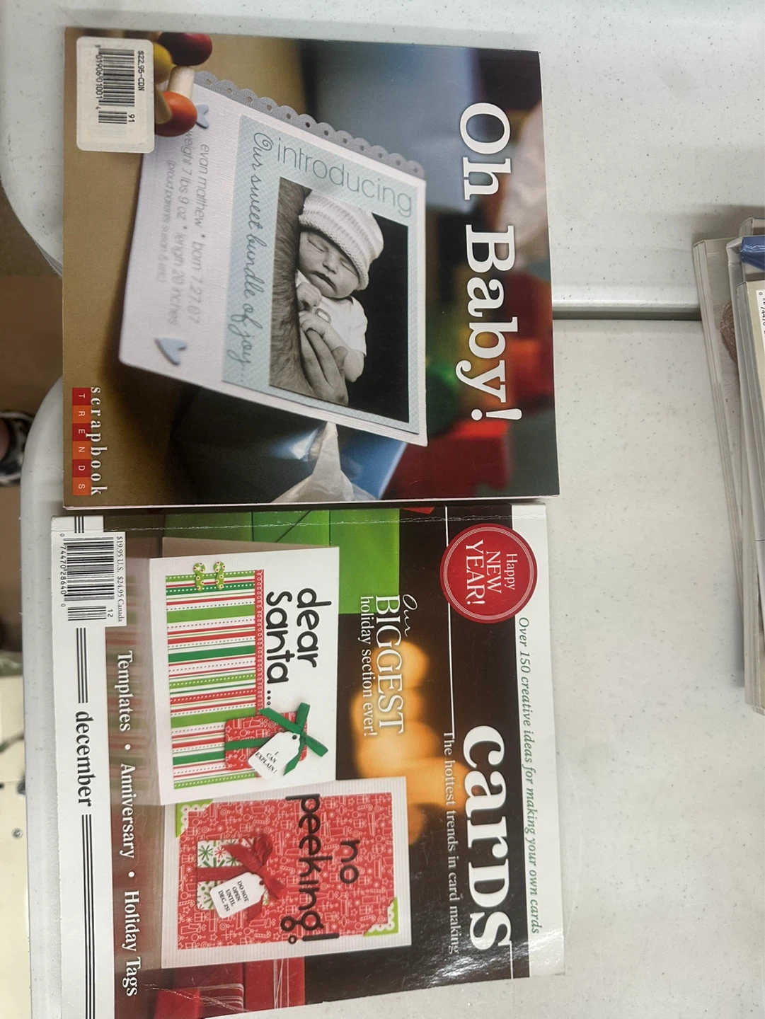 Scrapbook Trends "Oh Baby!" and "Cards" Magazines