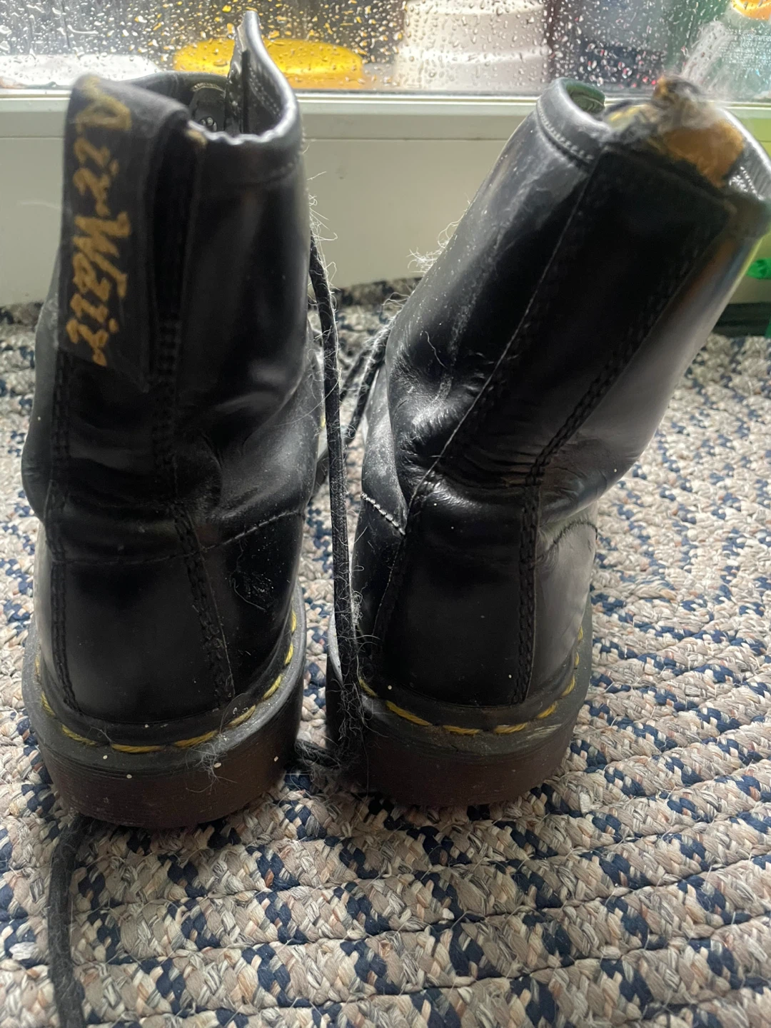 Dr. Martens Black Leather Boots Made in England - photo 3
