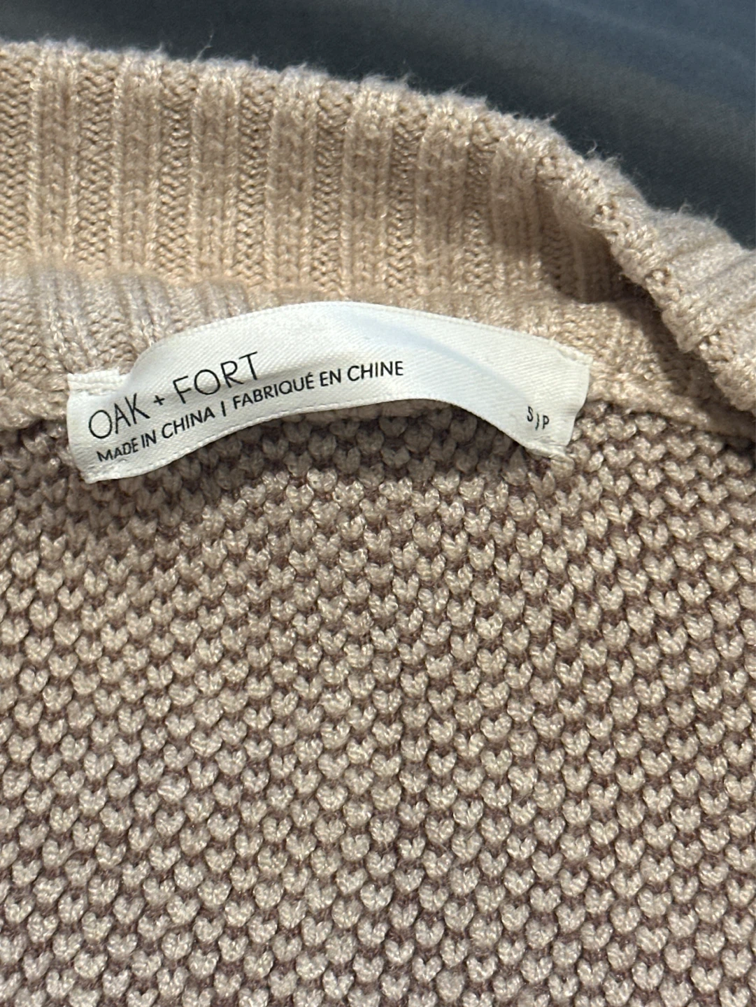 OAK + FORT Plaid Button-Up Cardigan - Size S - photo 4