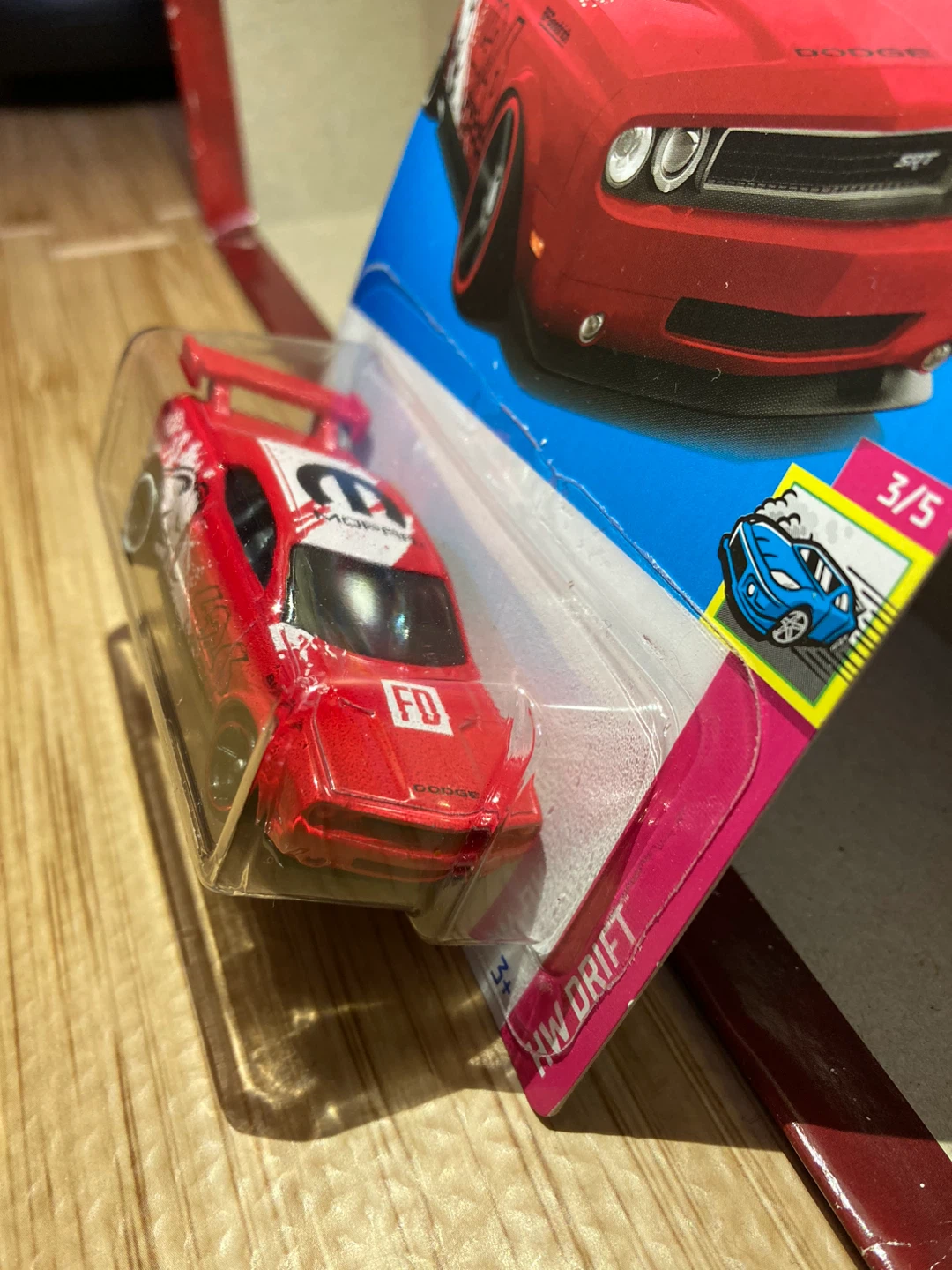 Hot Wheels / Dodge Challenger Drift Car / Red - photo 2