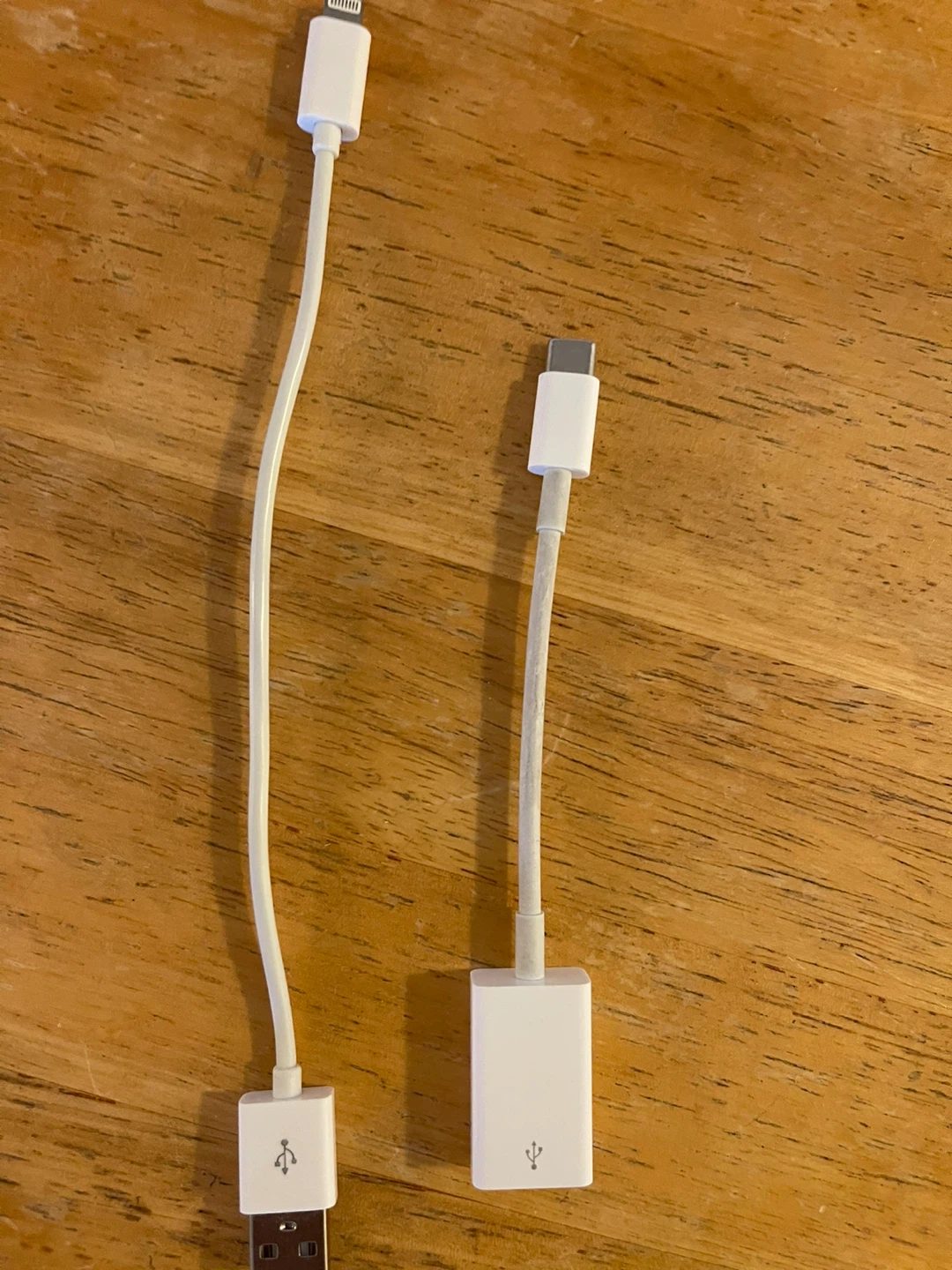 Apple Lightning to USB Camera Adapter & USB-C OTG Adapter