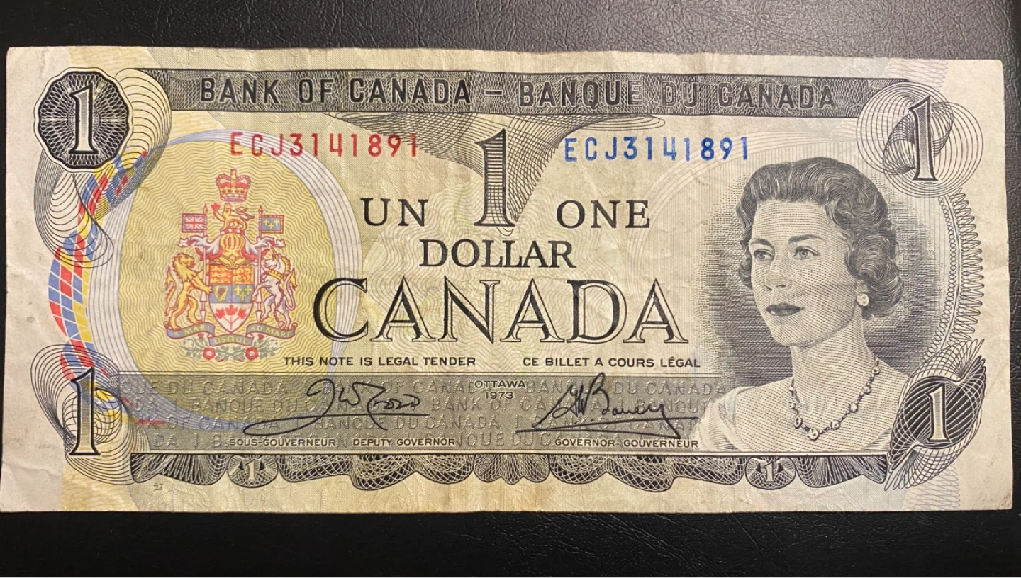 Canada 1 Dollar Banknote - 1973