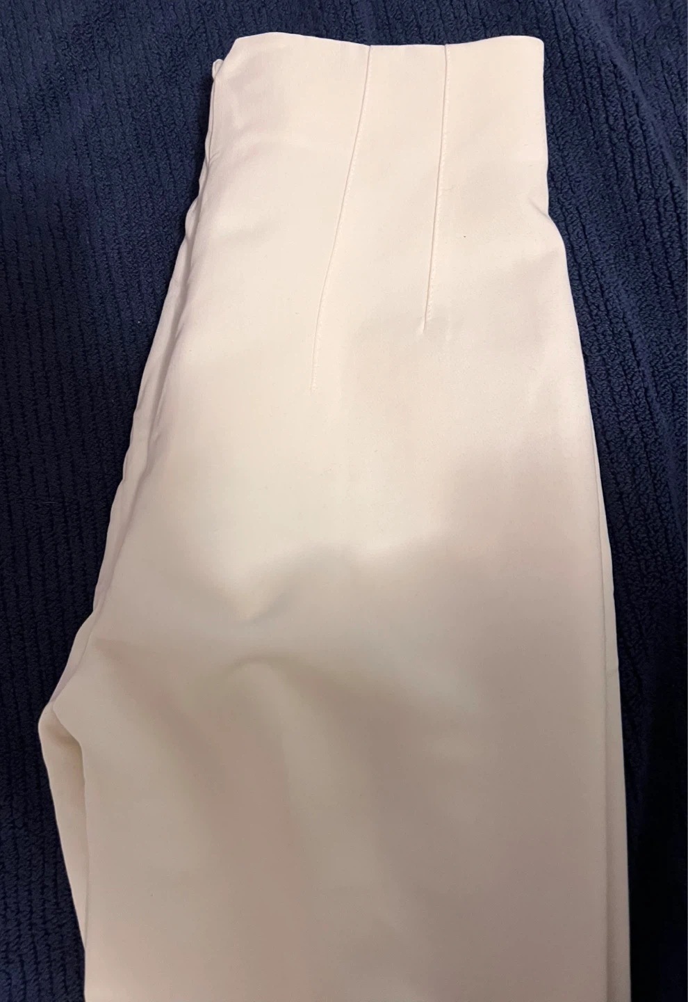 ZARA White High-Waisted Trousers Size M - photo 3