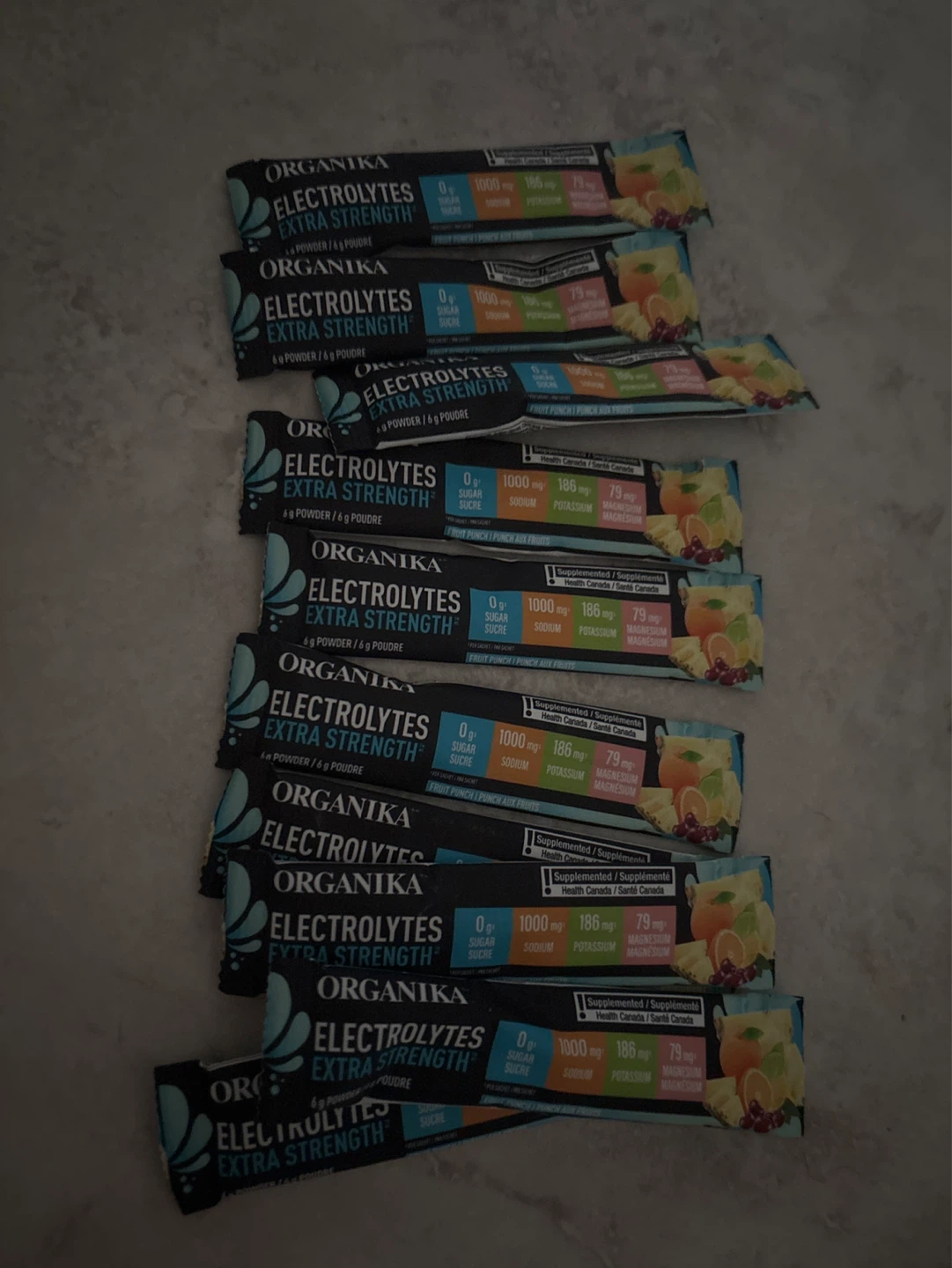 Organika Electrolytes Extra Strength (Fruit Punch) - 10 Sticks