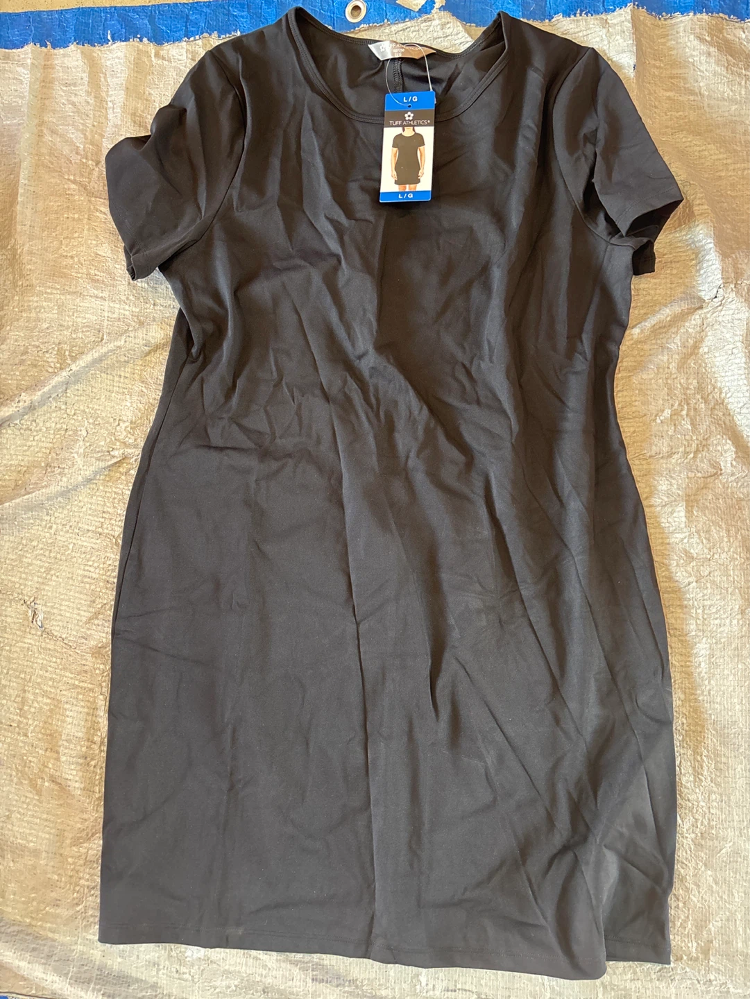 Tuff Athletics Black Short Sleeve Dress - L/G