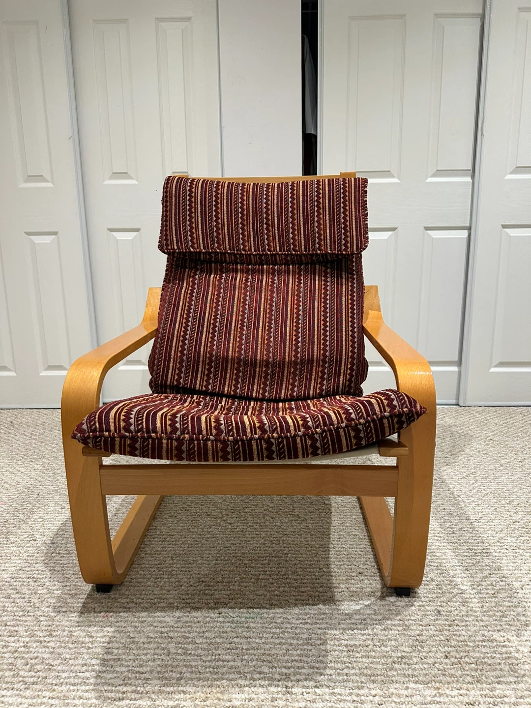Wooden lounge chair ikea