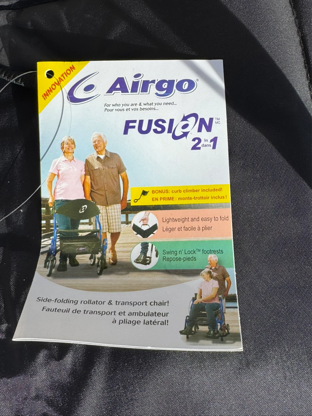 Airgo Fusion 2-in-1 Rollator and Transport Chair - photo 4