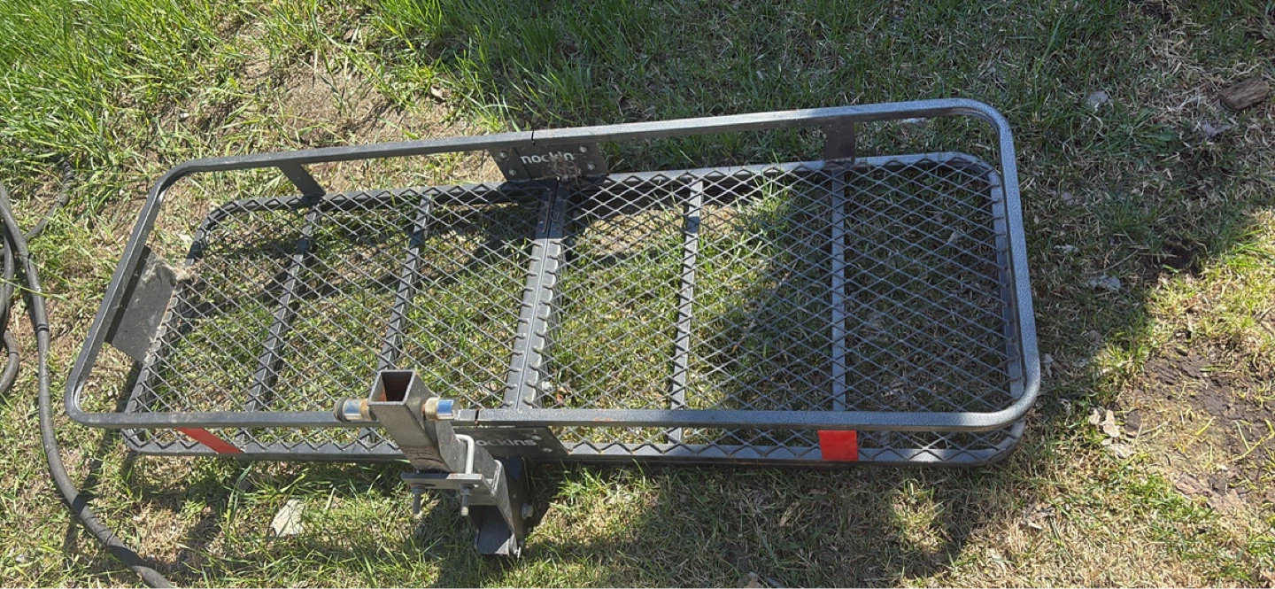Mockins Folding Trailer Hitch Cargo Carrier - photo 3