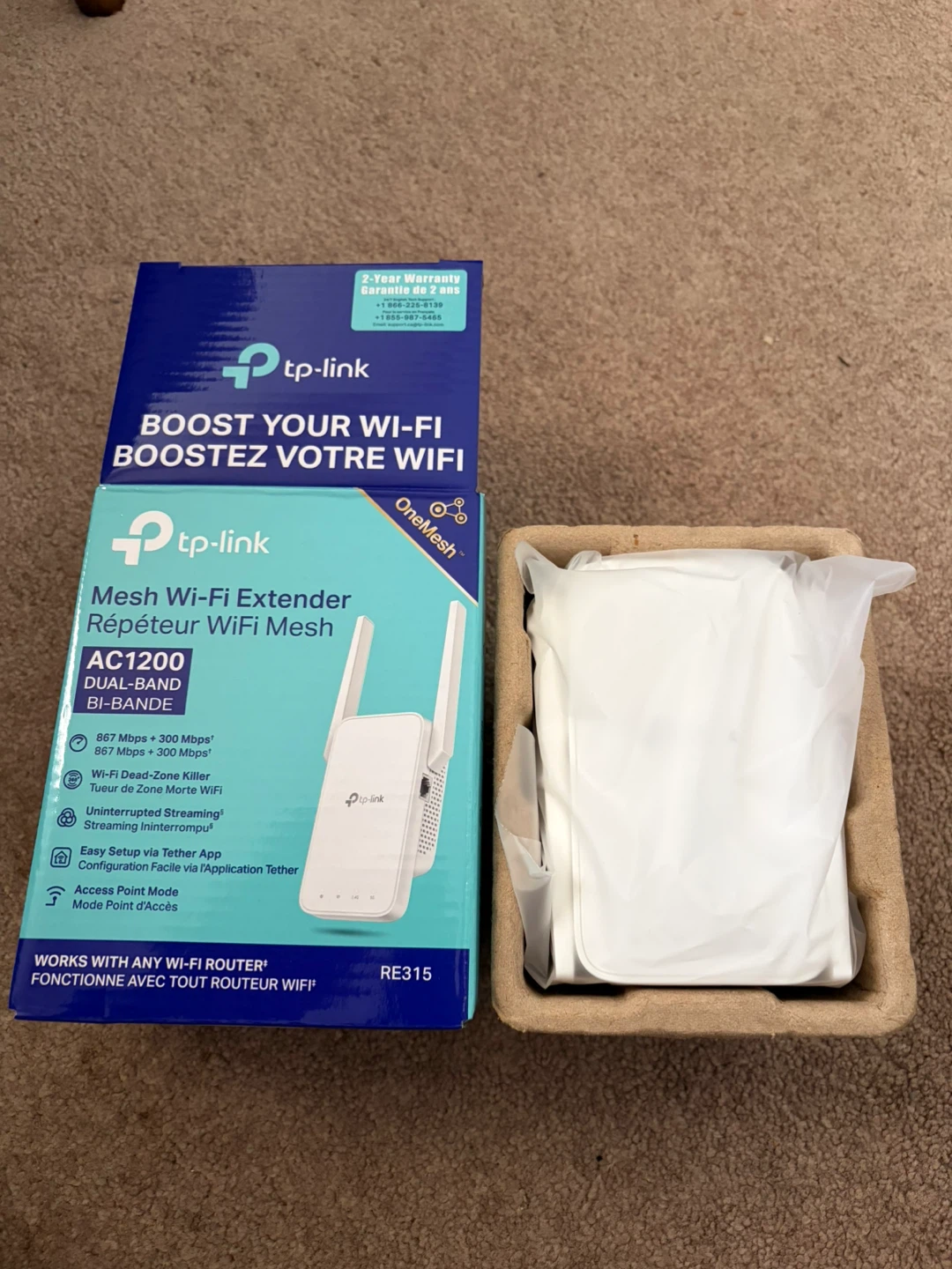 TP-Link AC1200 Mesh Wi-Fi Extender RE315 - photo 5