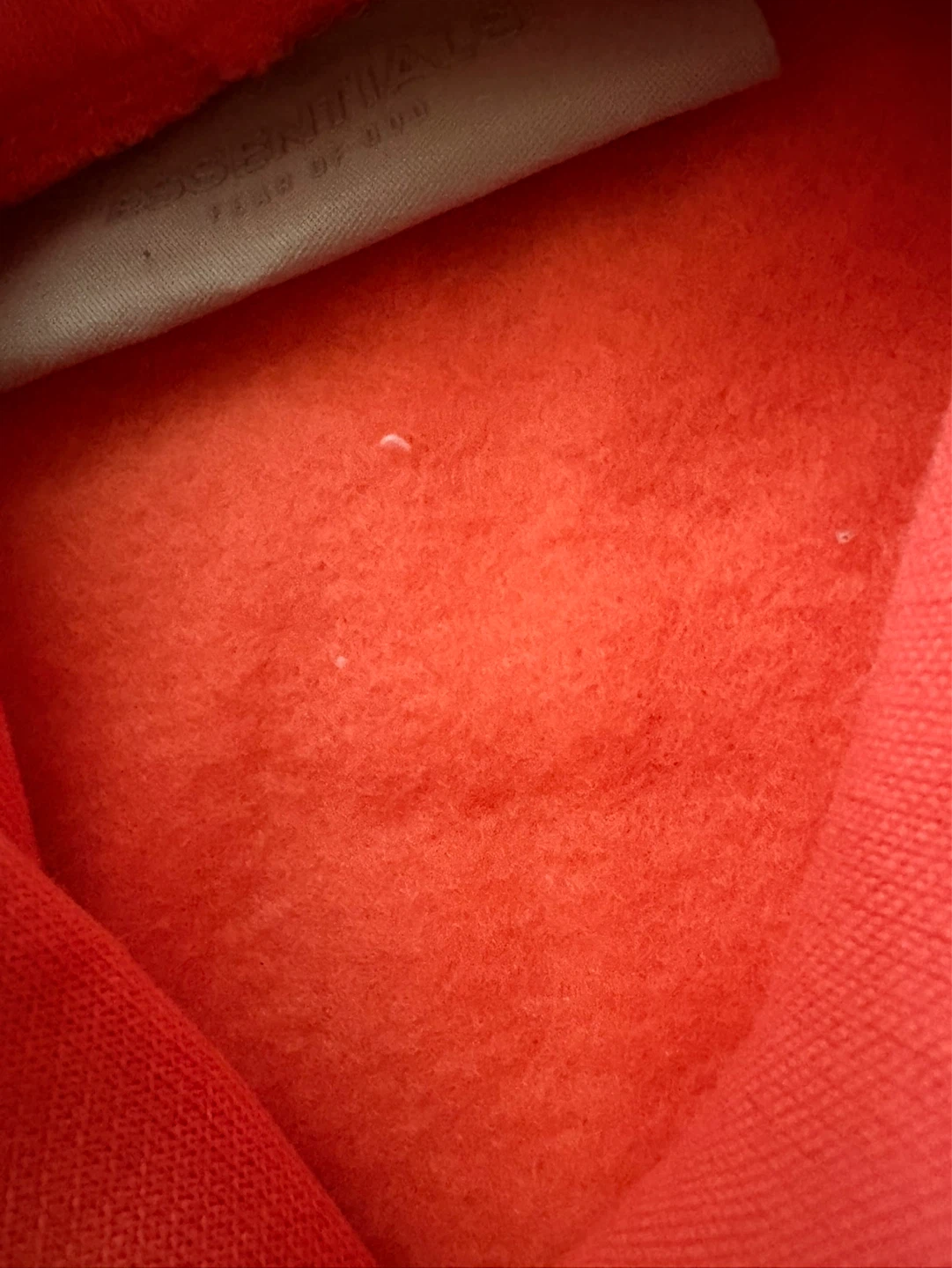 Fear of God Essentials Hoodie - Coral - Size S - photo 5
