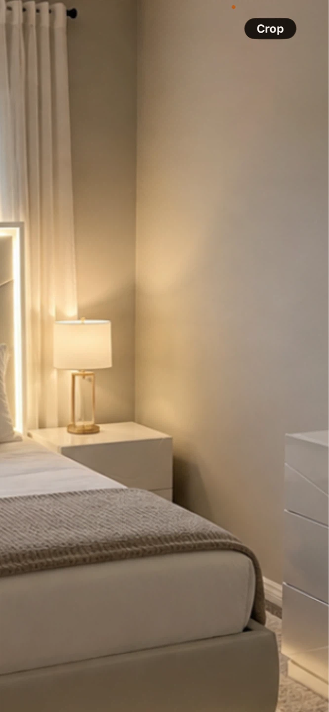 White 6-Drawer Dresser with LED Mirror - photo 4