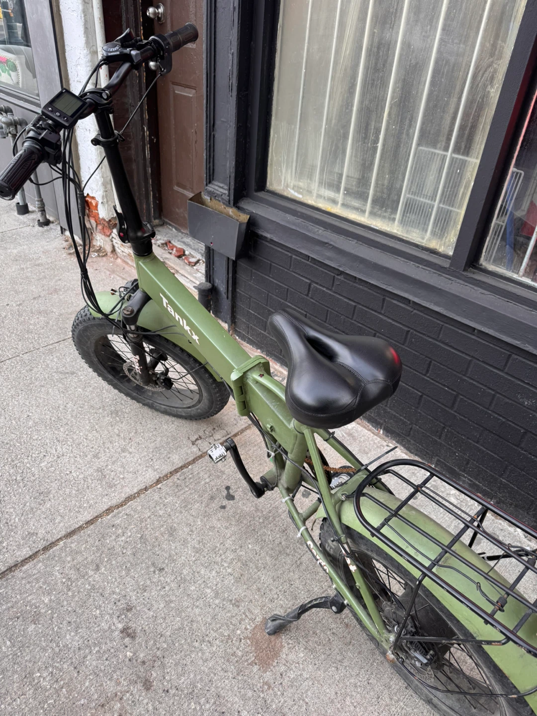 Tankx Foldable Fat Tire Electric Bike - Green - photo 2