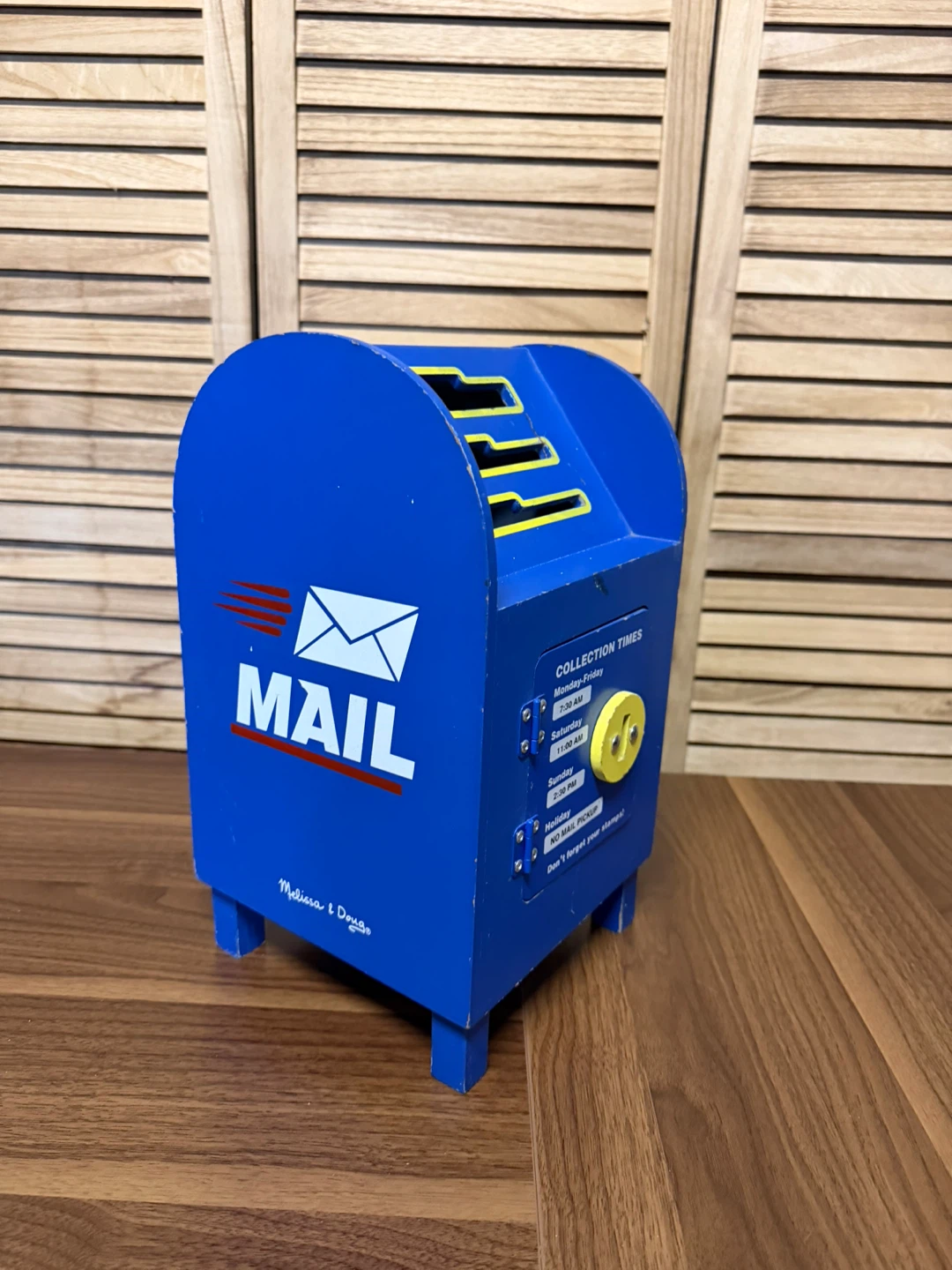 Melissa & Doug Wooden Mailbox Toy