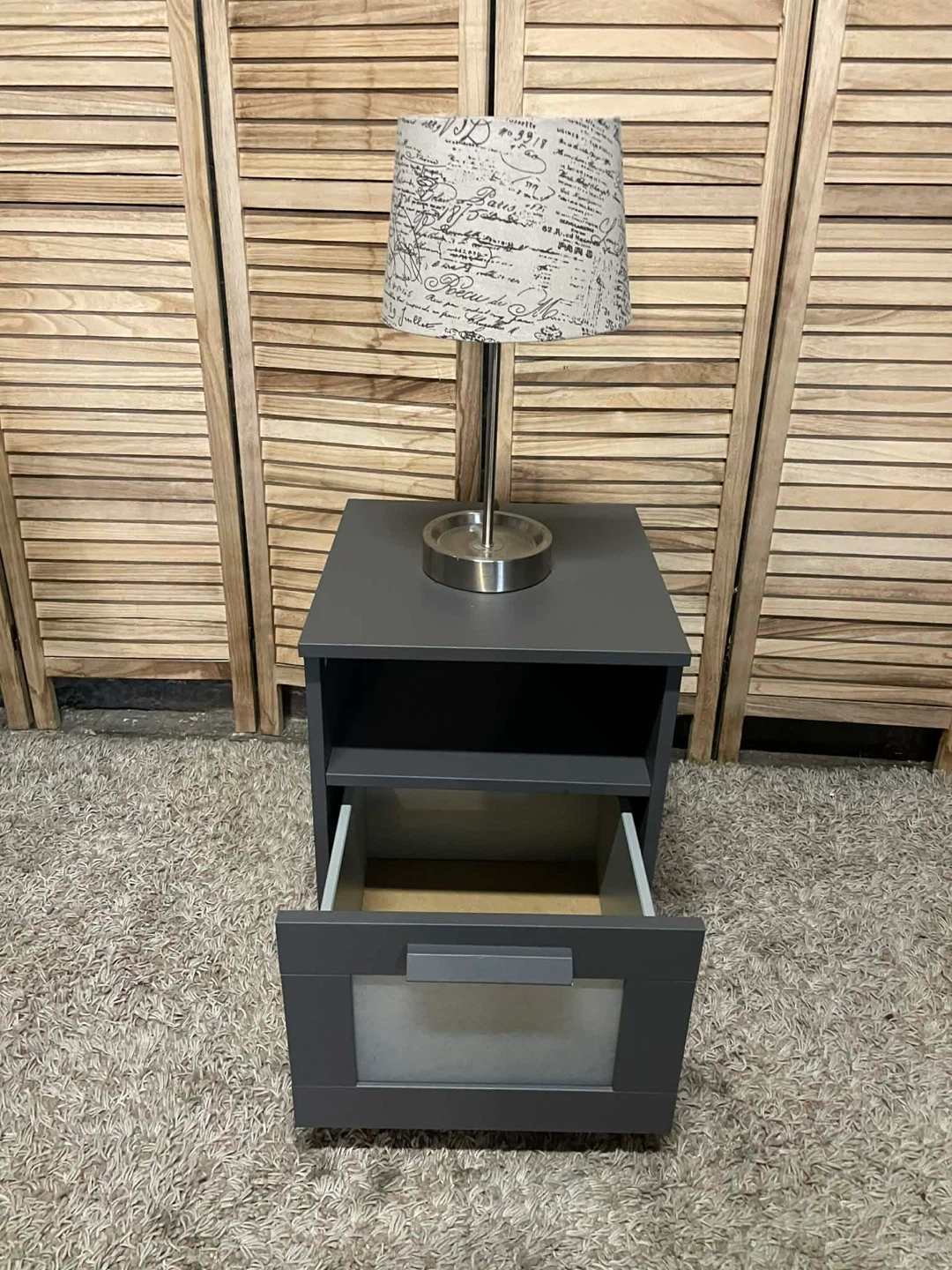 Grey Nightstand - photo 3