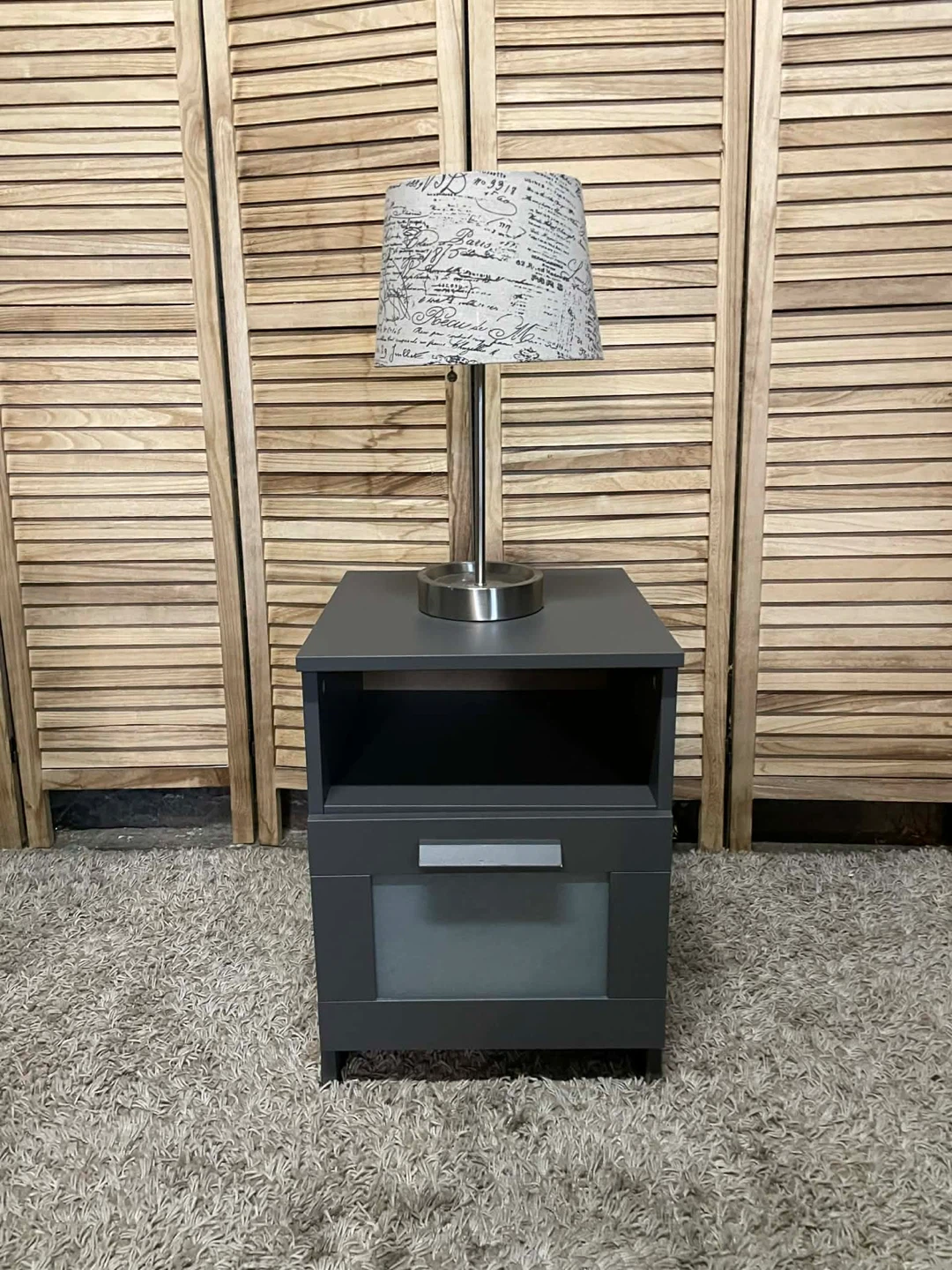 Grey Nightstand