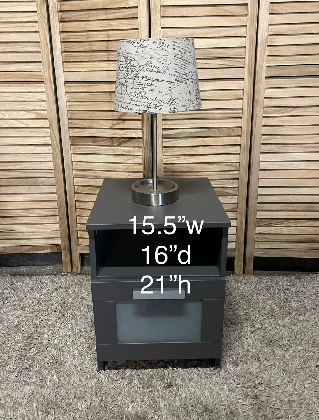 Grey Nightstand - photo 4
