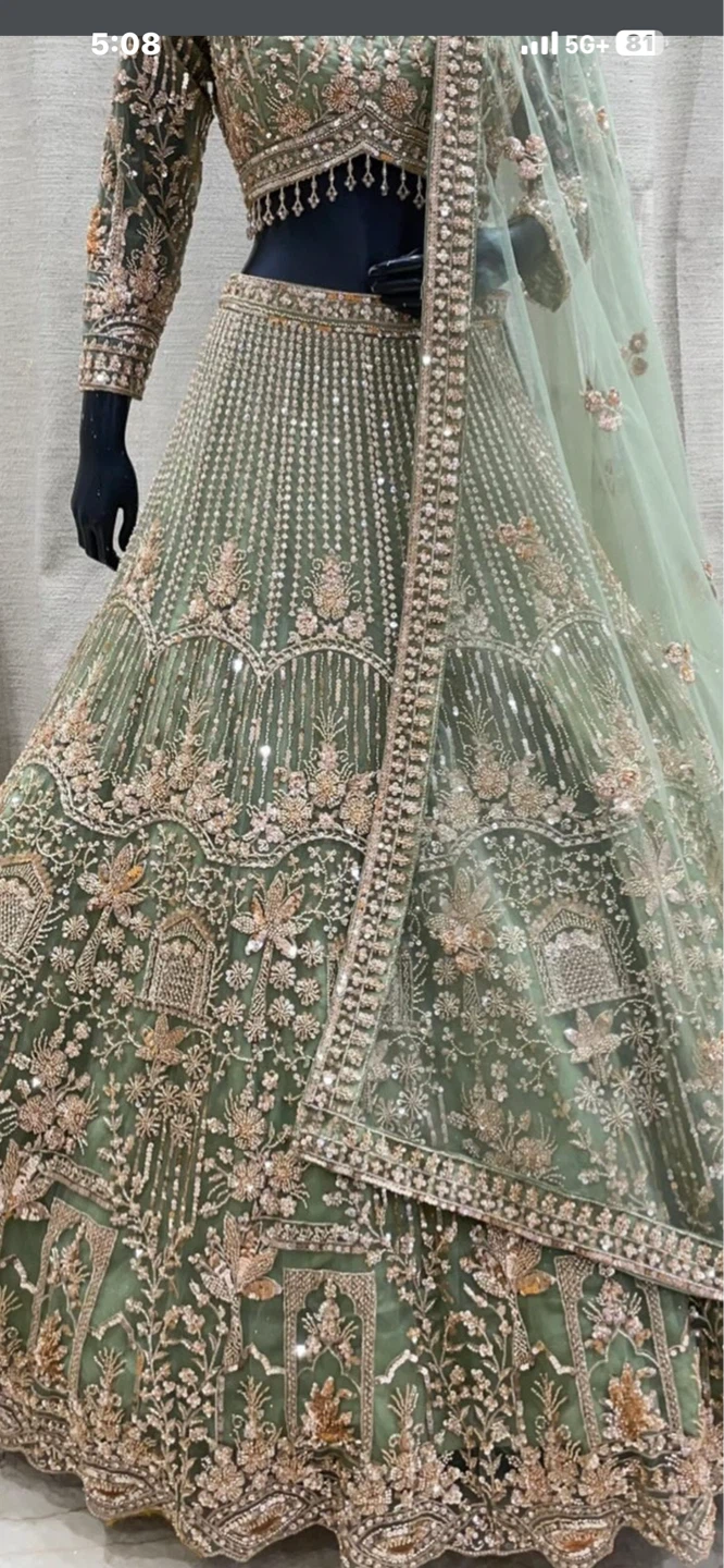 Embellished Lehenga Choli with Dupatta