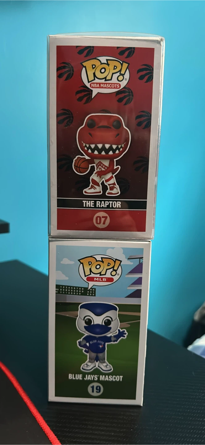 Funko Pop! NBA & MLB Mascots - The Raptor & Blue Jays Mascot - photo 2