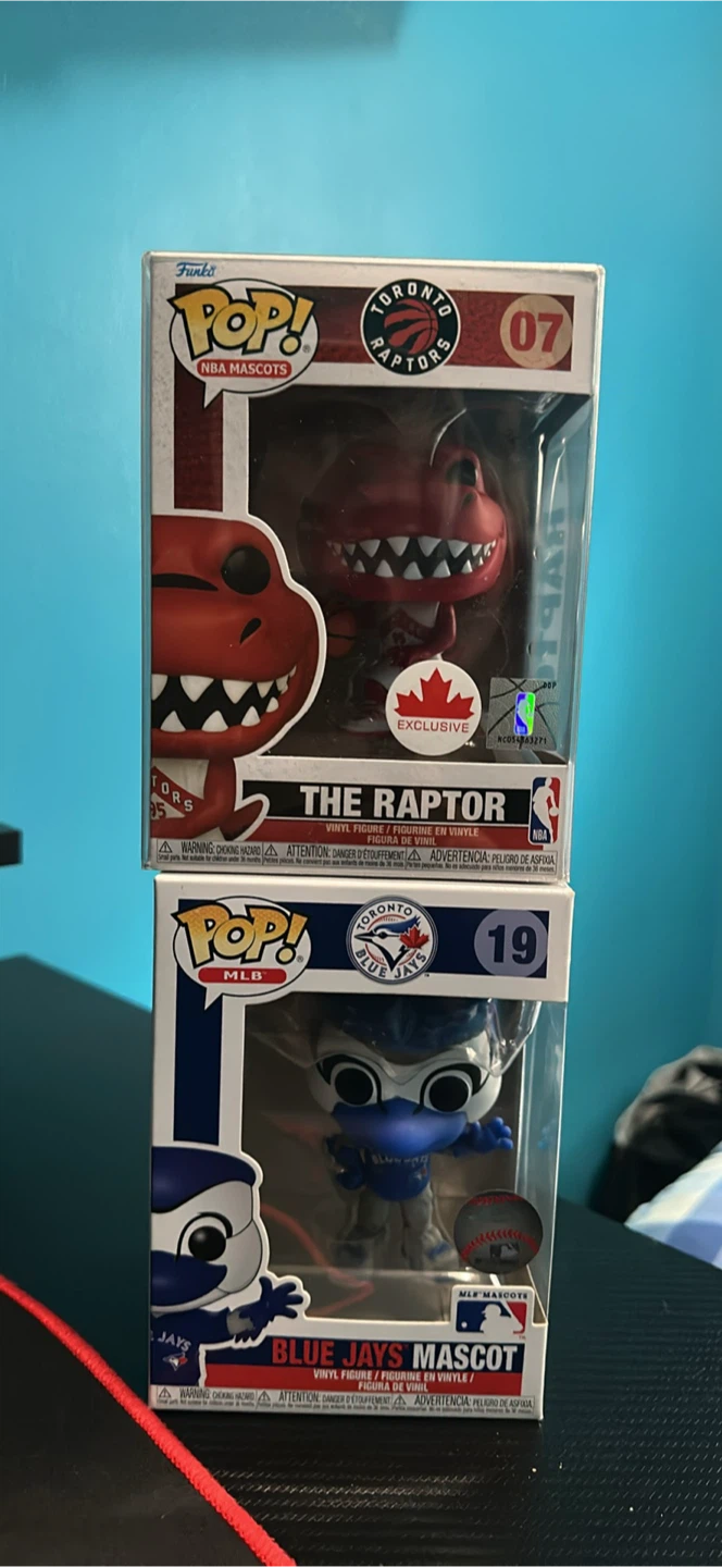 Funko Pop! NBA & MLB Mascots - The Raptor & Blue Jays Mascot